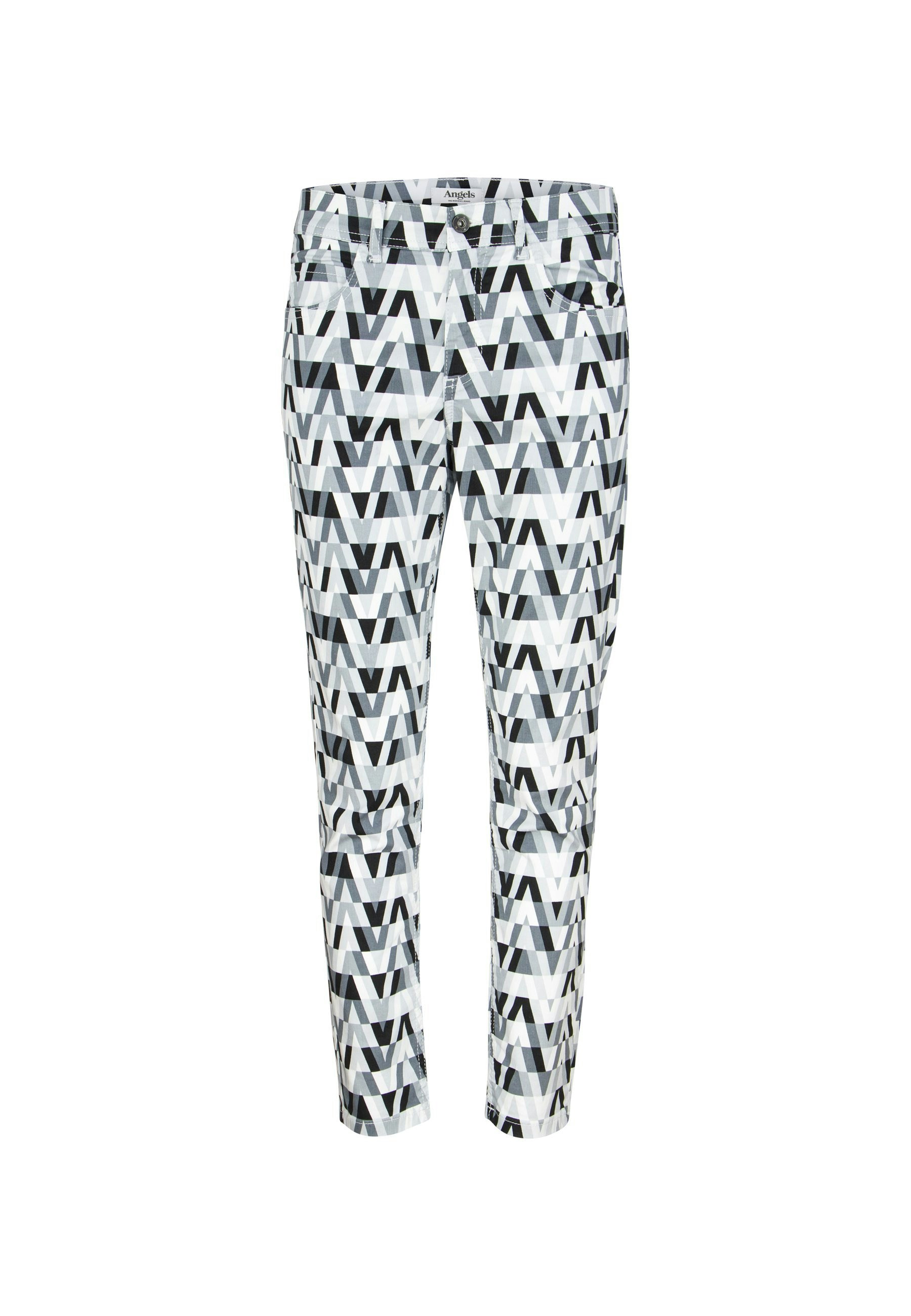 Pants Ornella with retro print
