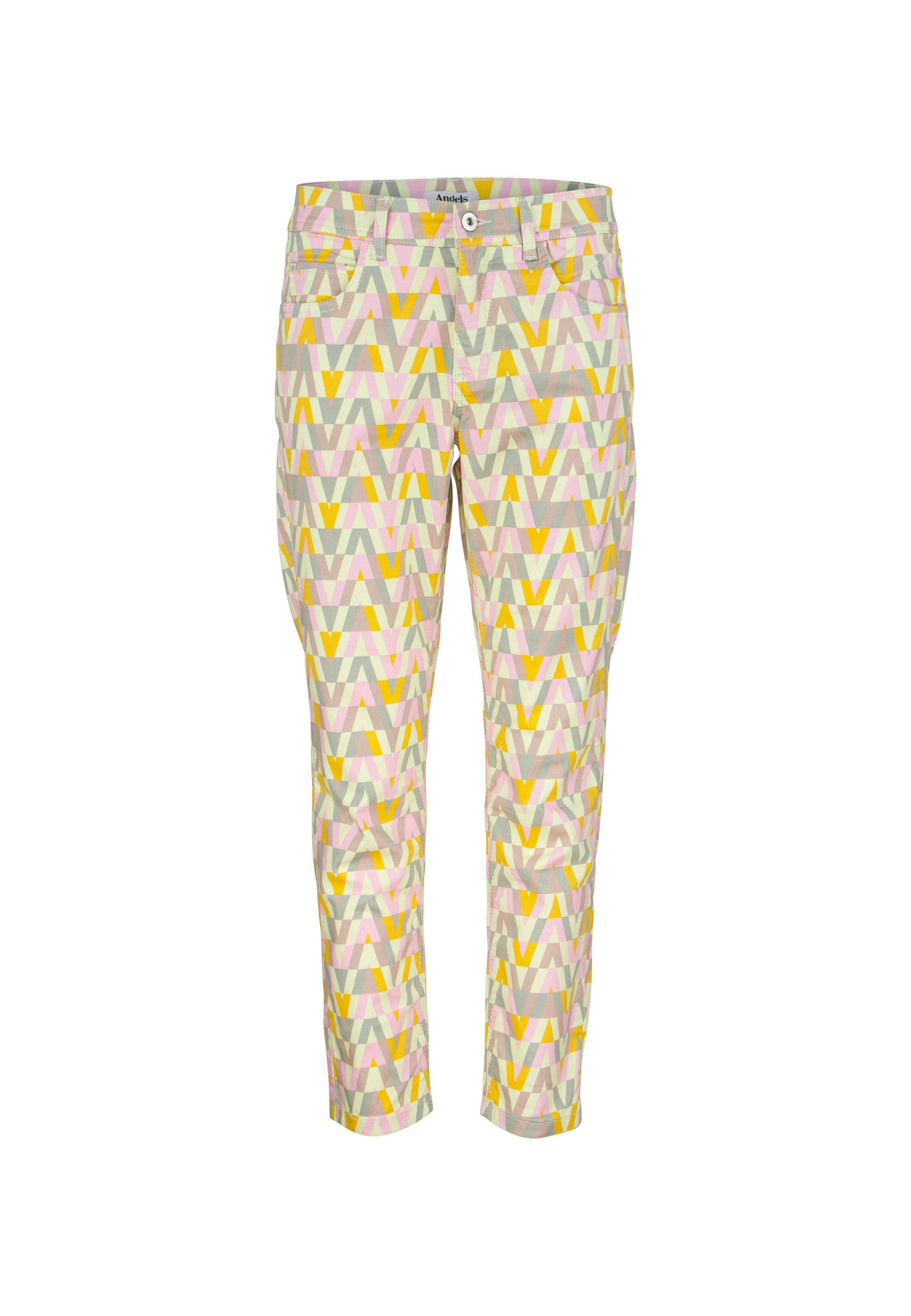 Pants Ornella with retro print