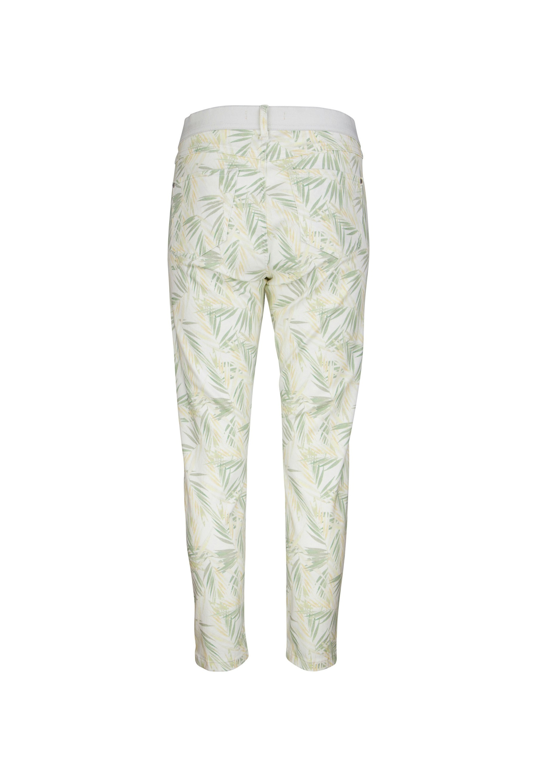 OSFA Crop jeans with palm print