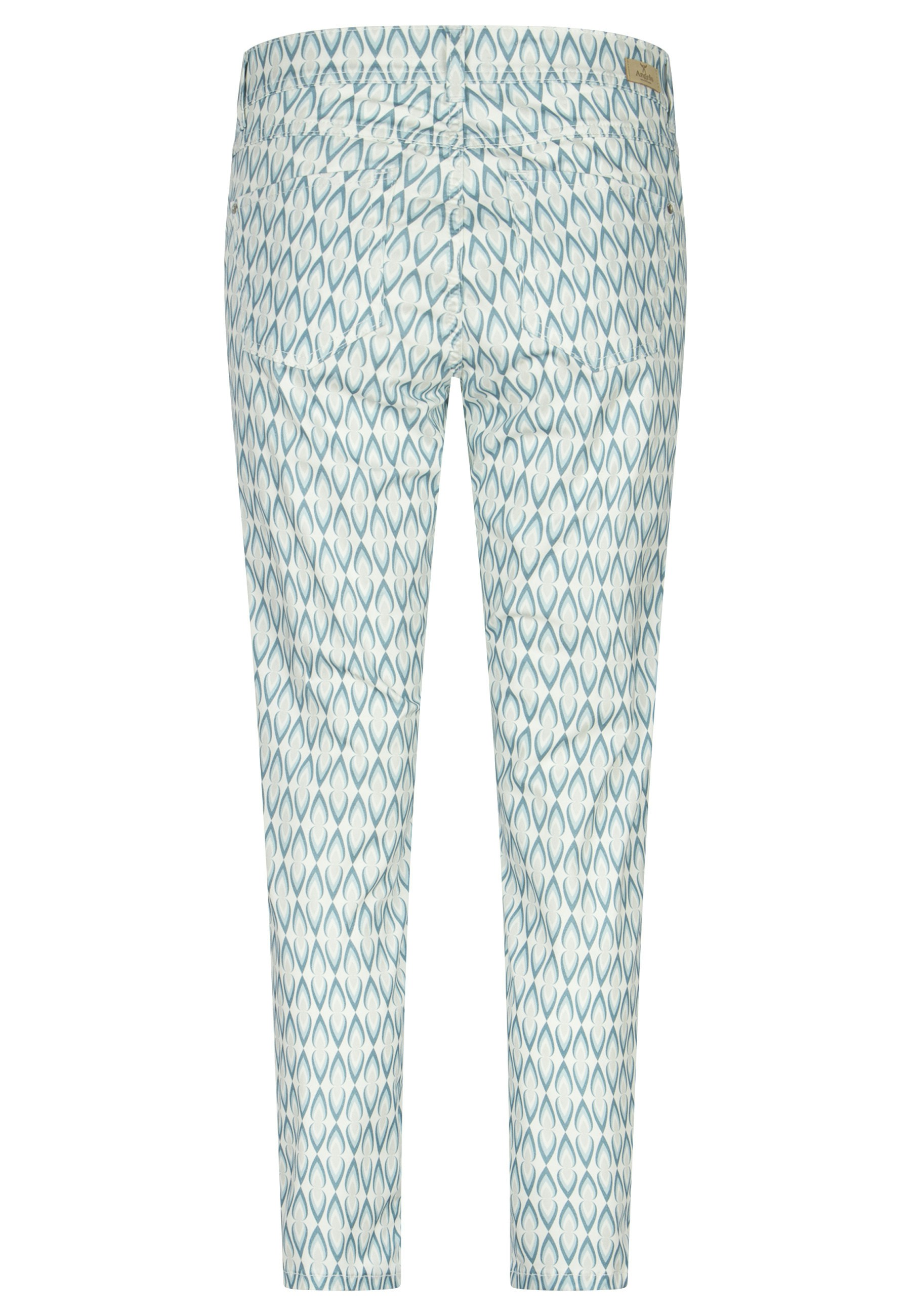 Hose Ornella mit Retro Print
