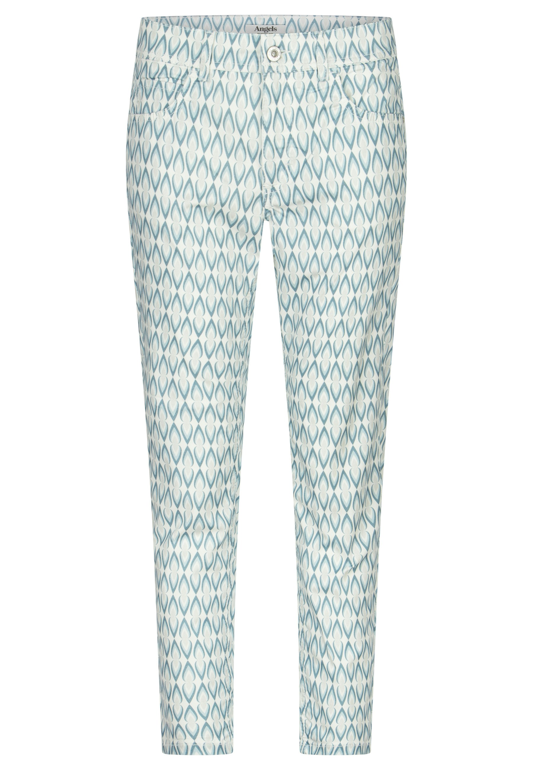 Hose Ornella mit Retro Print