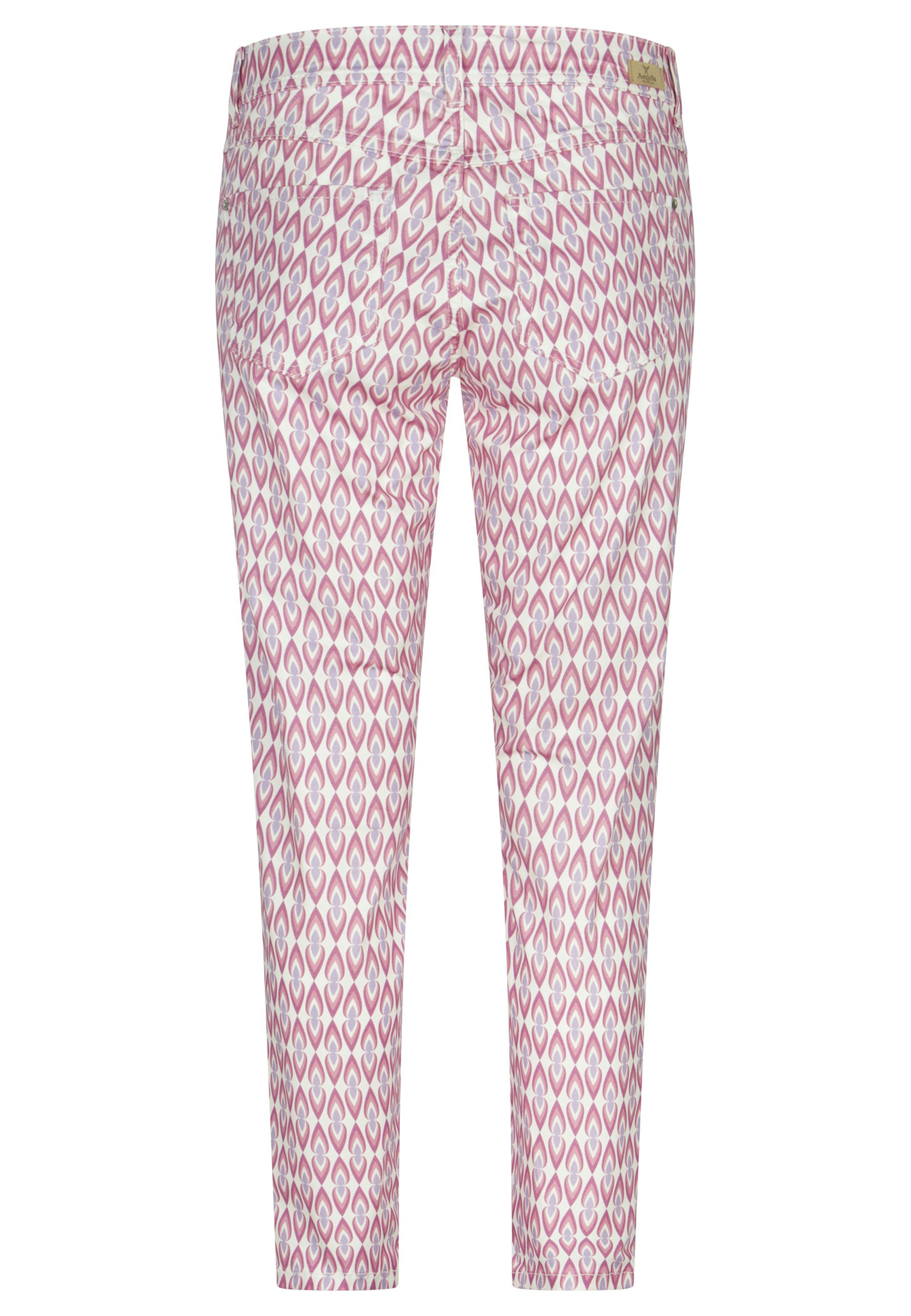 Hose Ornella mit Retro Print