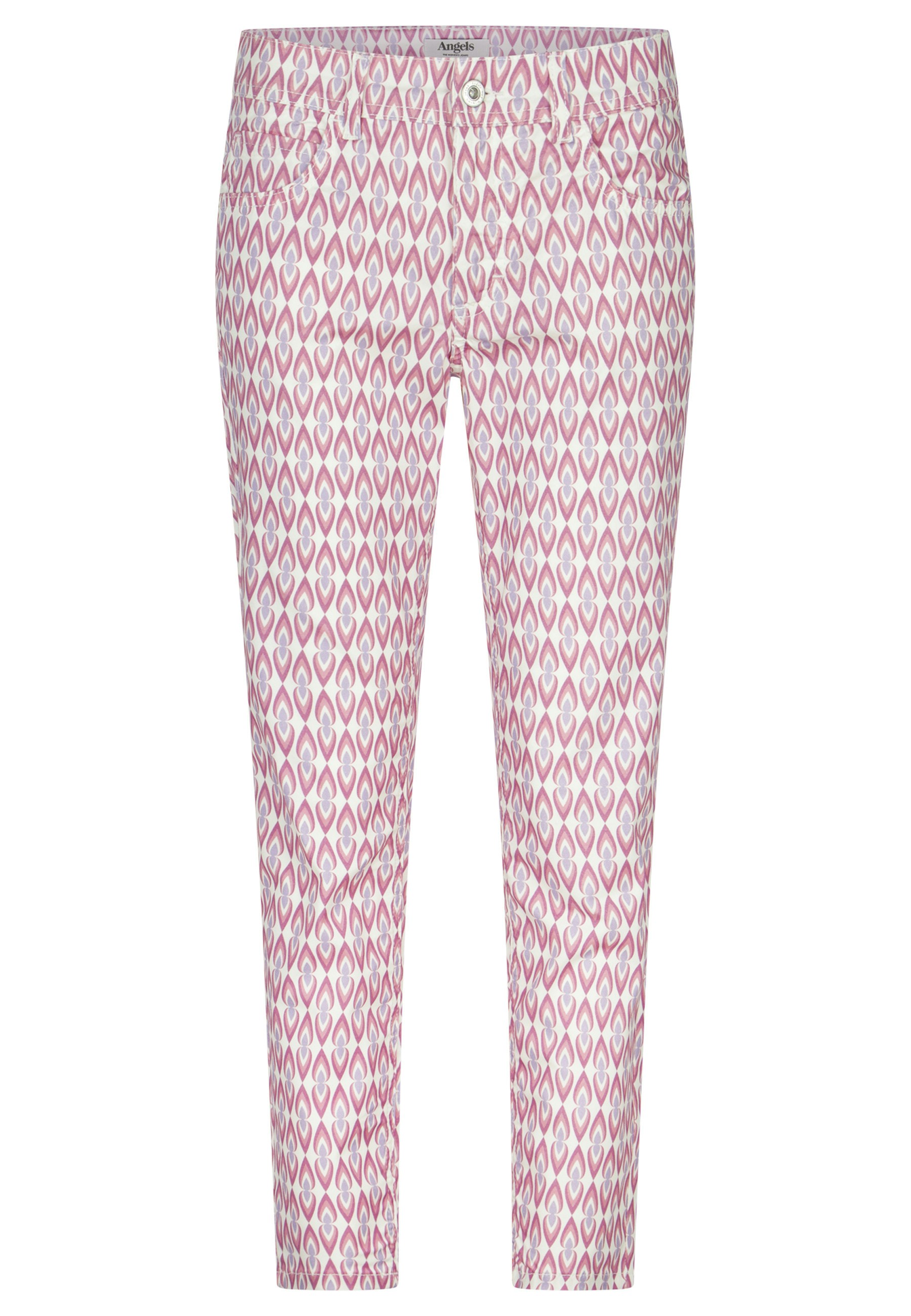 Hose Ornella mit Retro Print