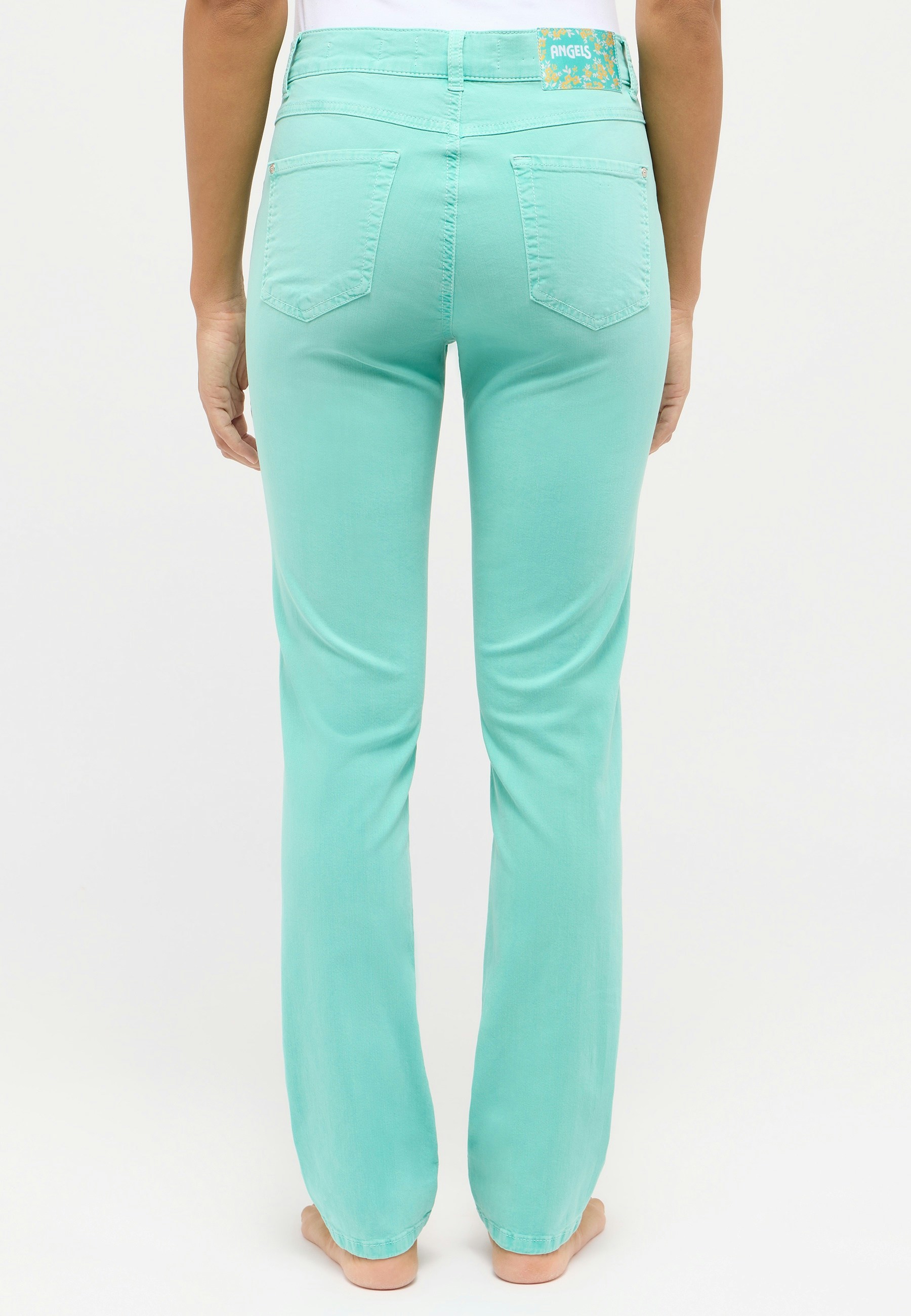 Hose Cici Detail mit Coloured Denim