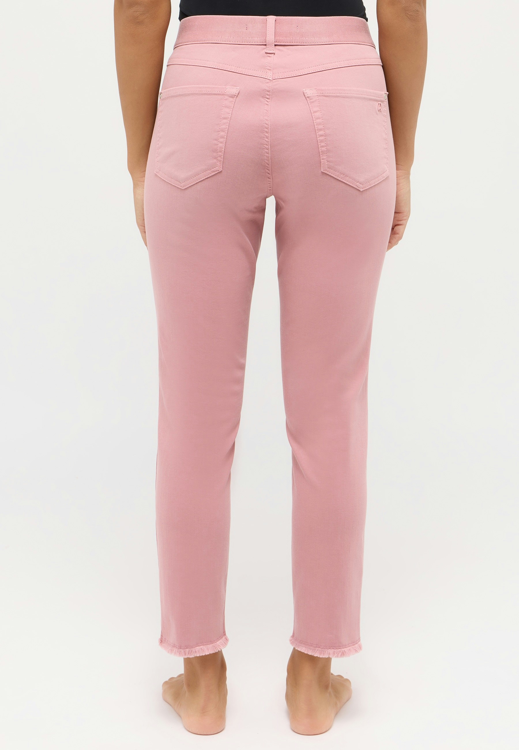 Jeans One Size Crop Fringe