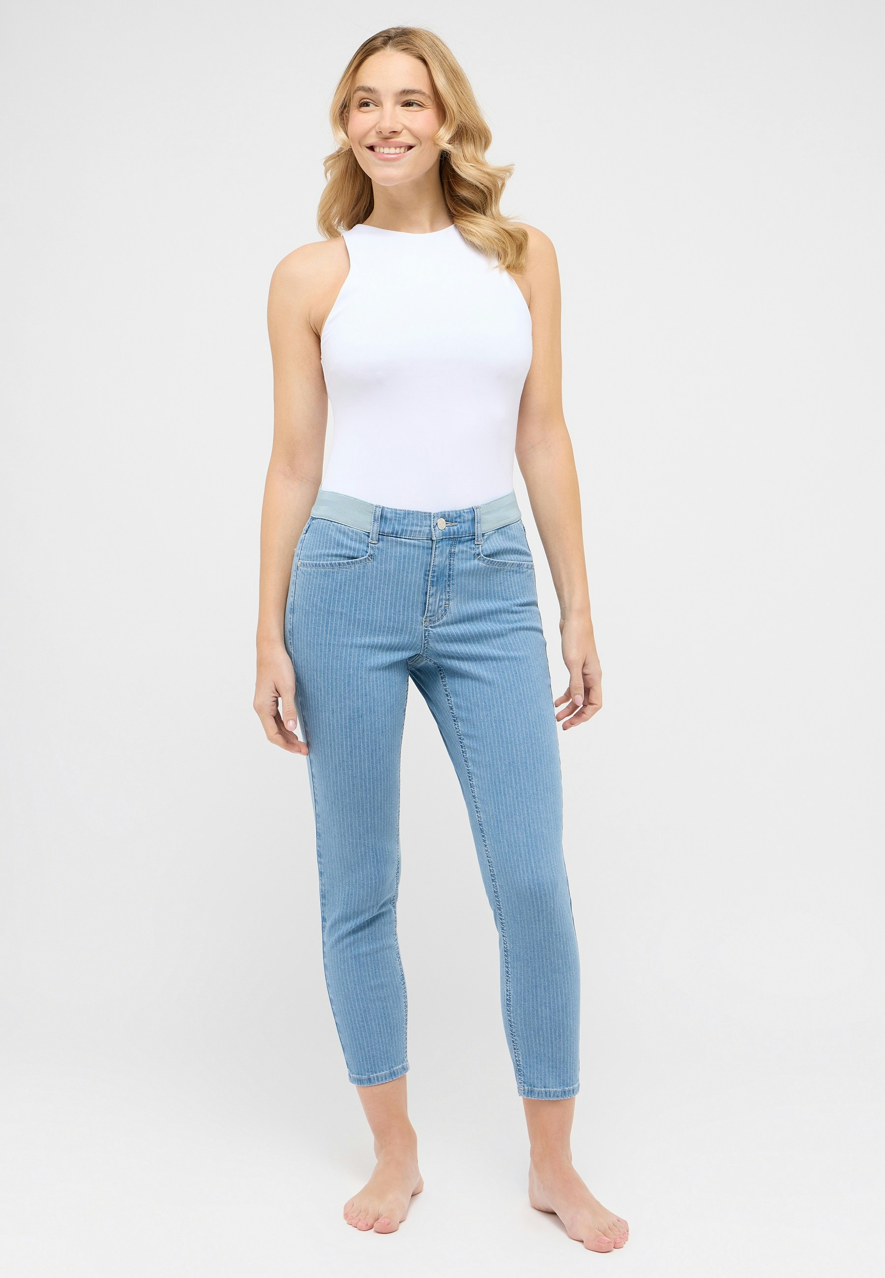 Jeans Ornella Sporty mit Streifen