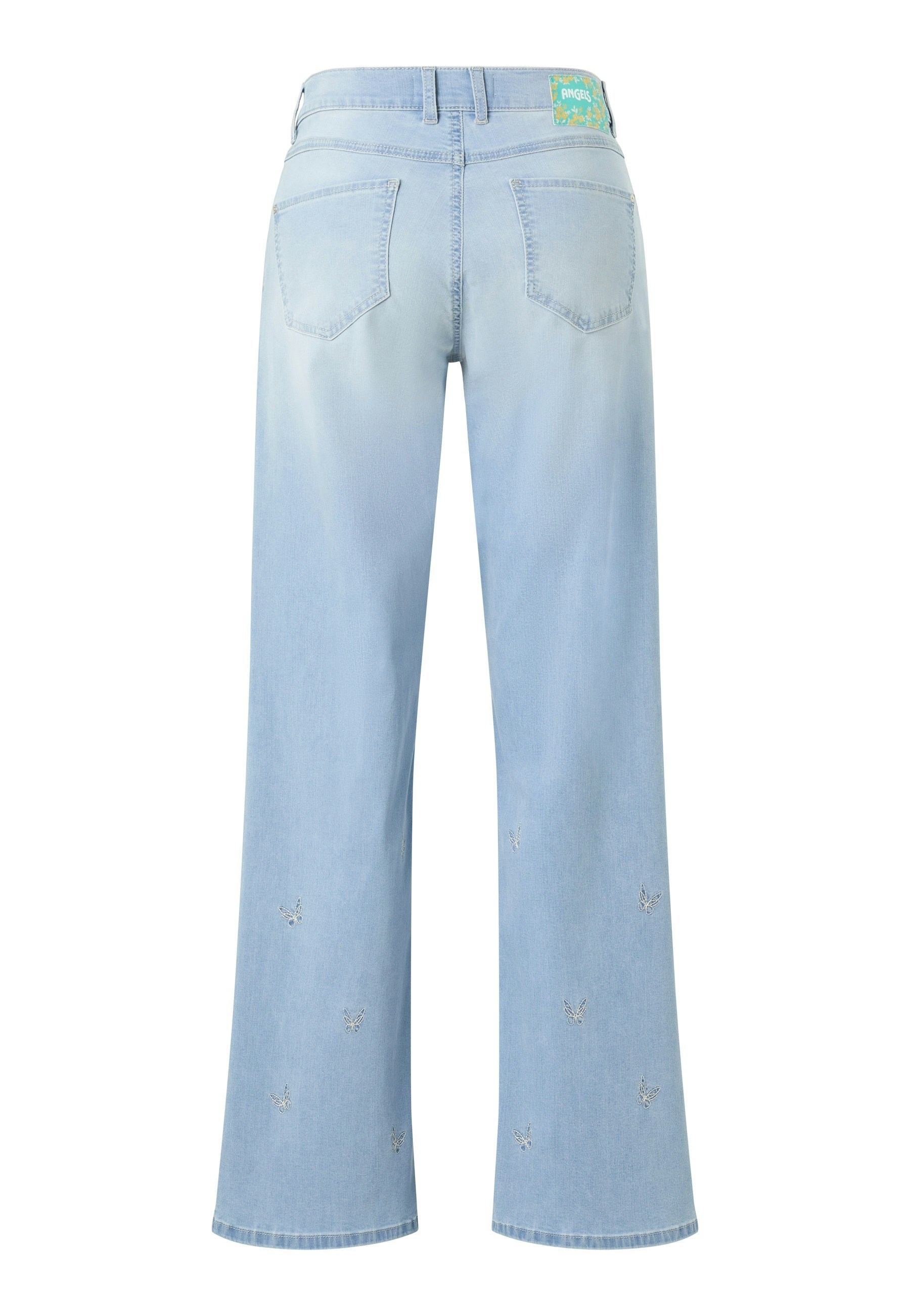 Jeans Liz mit gestickten Schmetterlingen