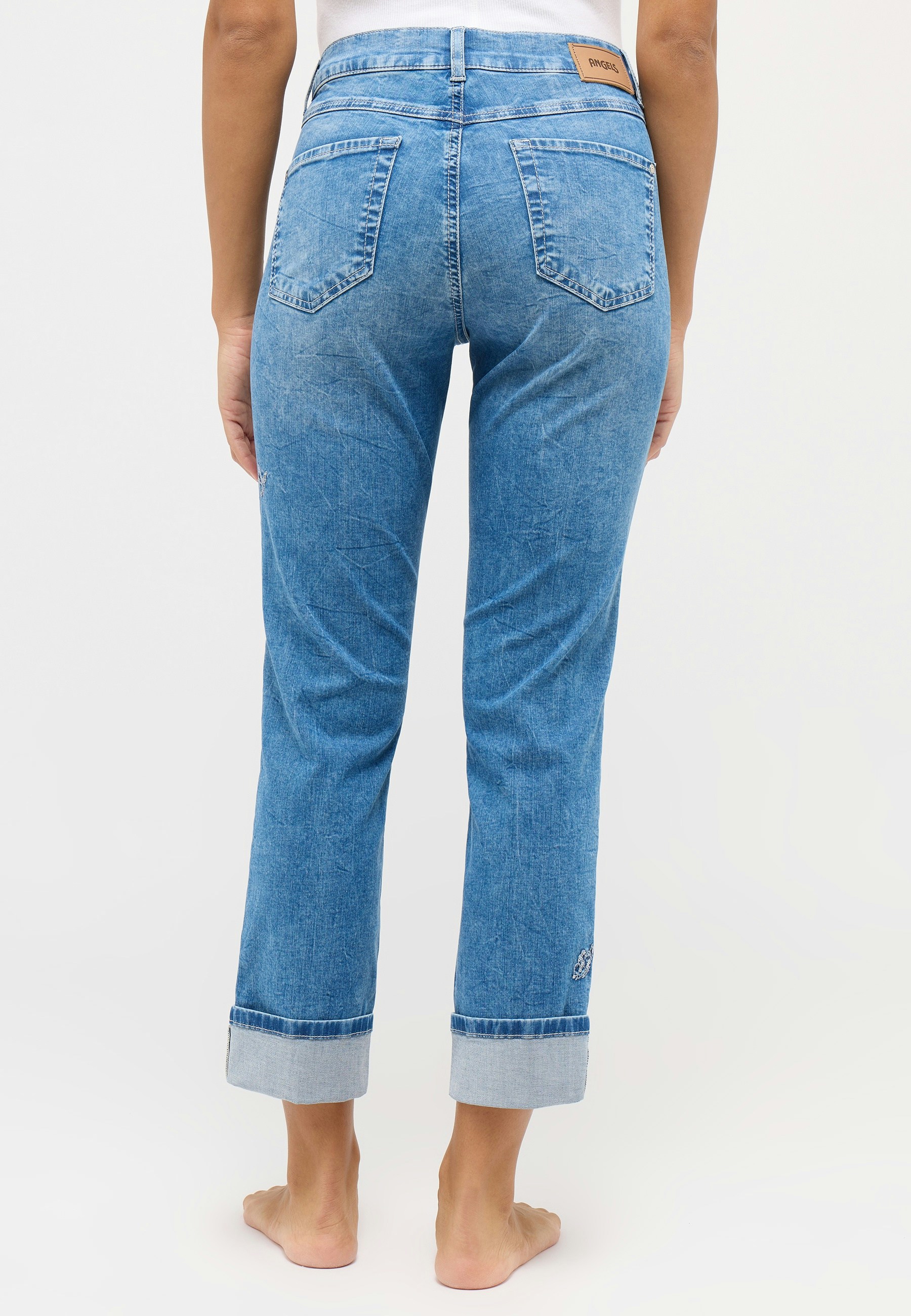 Jeans Cici with butterfly print