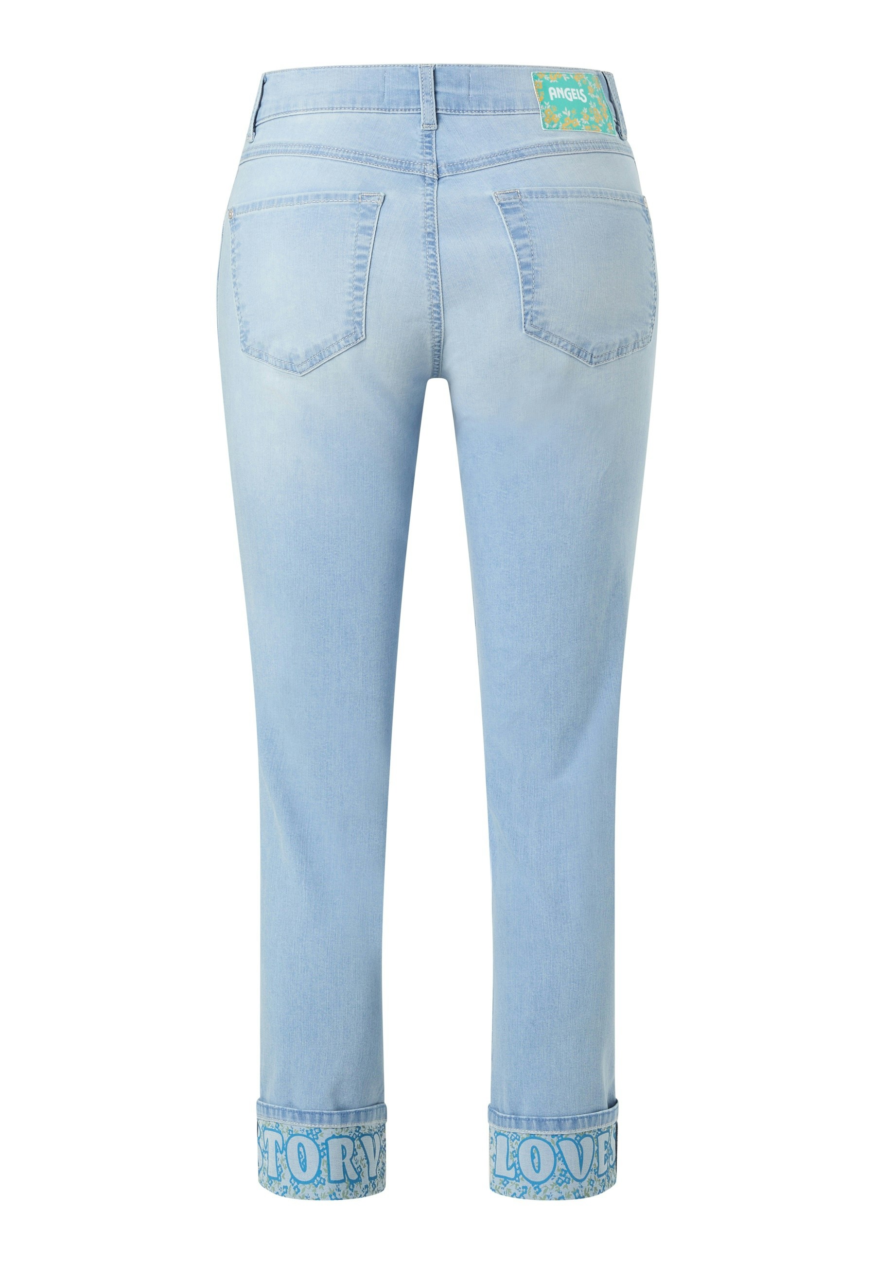 Jeans Cici Crop TU with lettering