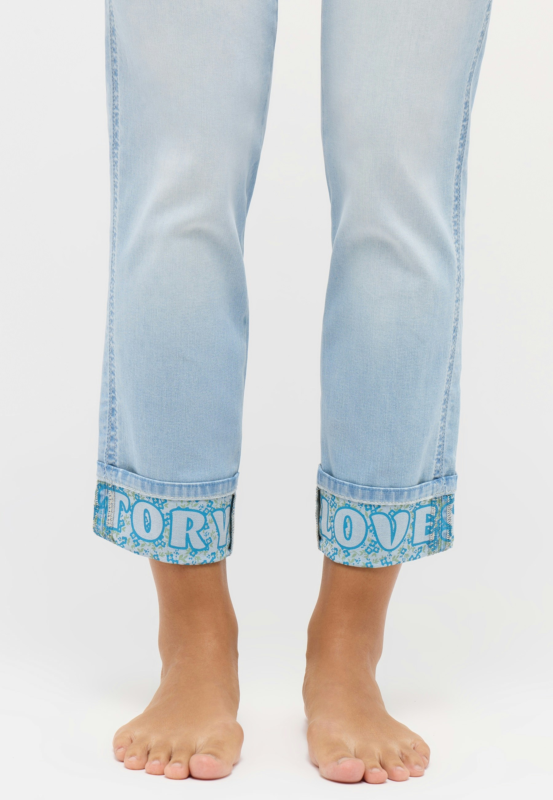Jeans Cici Crop TU with lettering