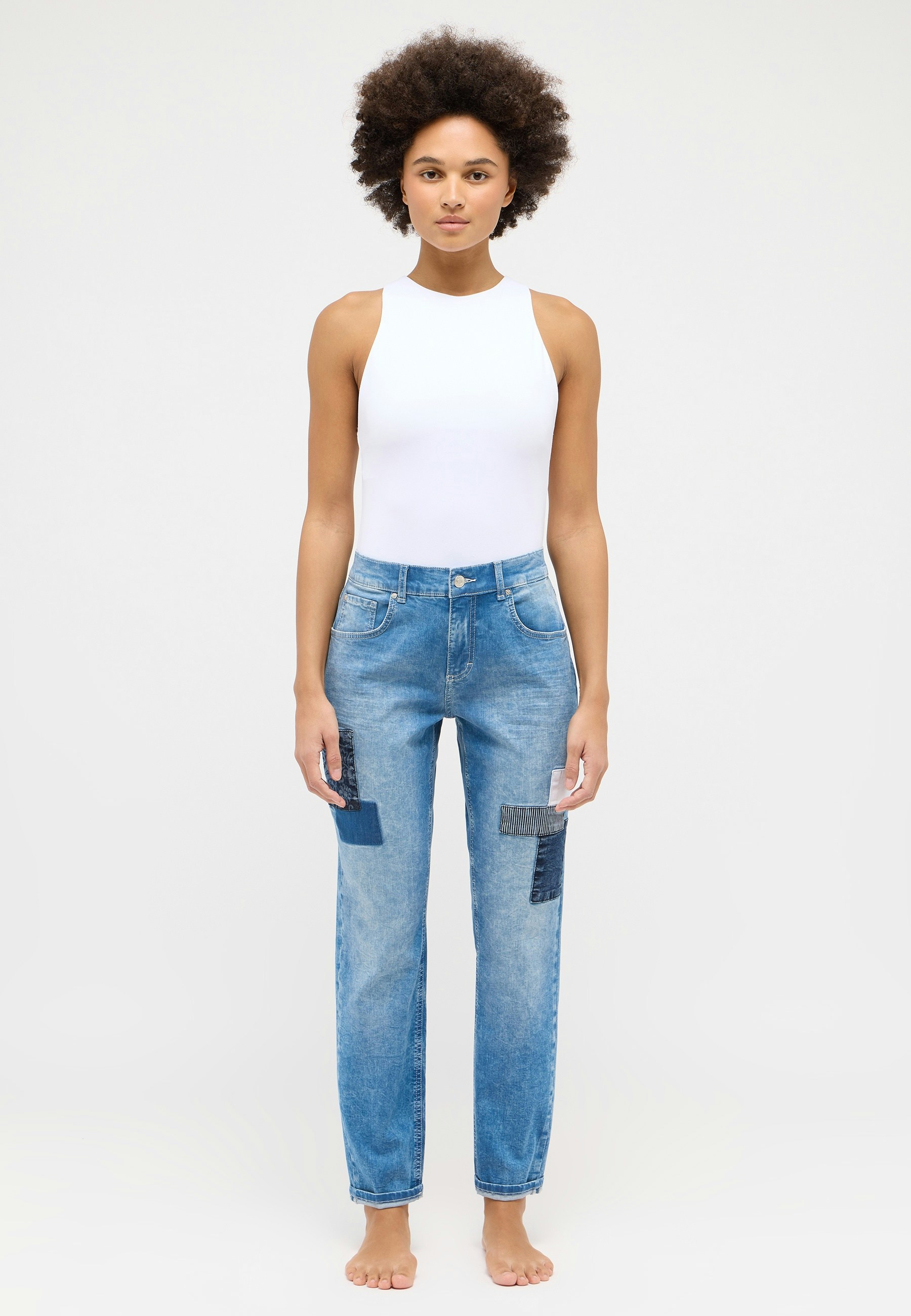 Jeans Boyfriend with patches