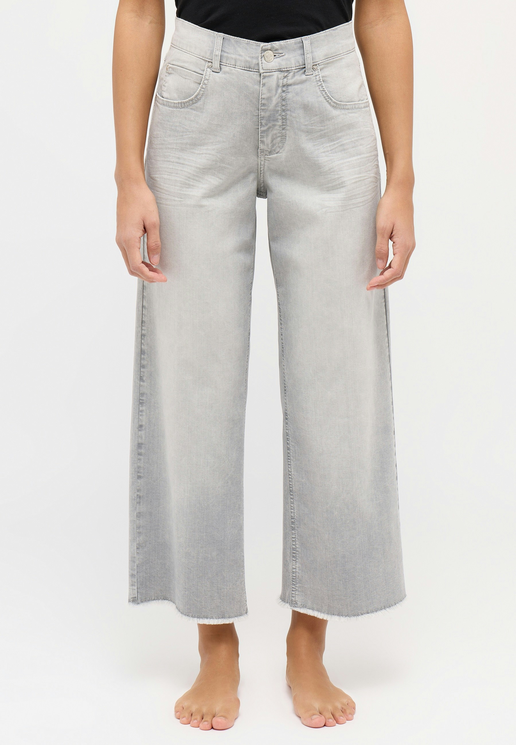 Jeans-Culotte Linn Fringe