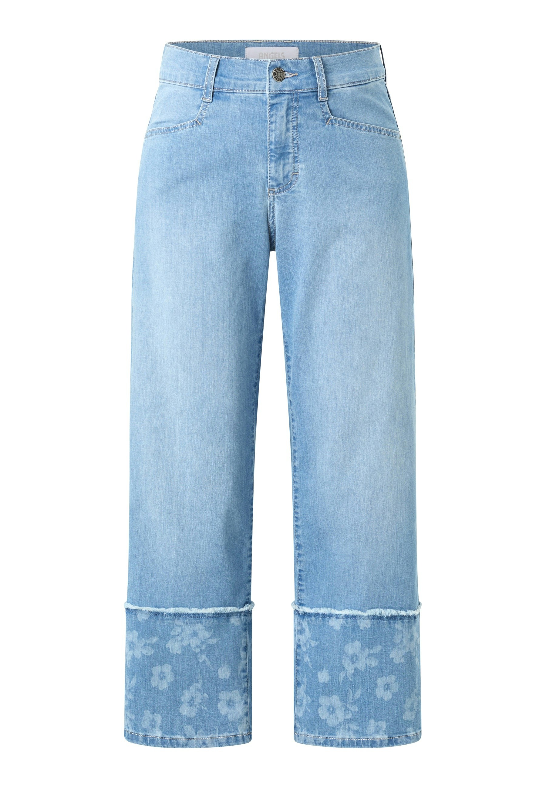 Jeans Linn Flower mit floralem Muster