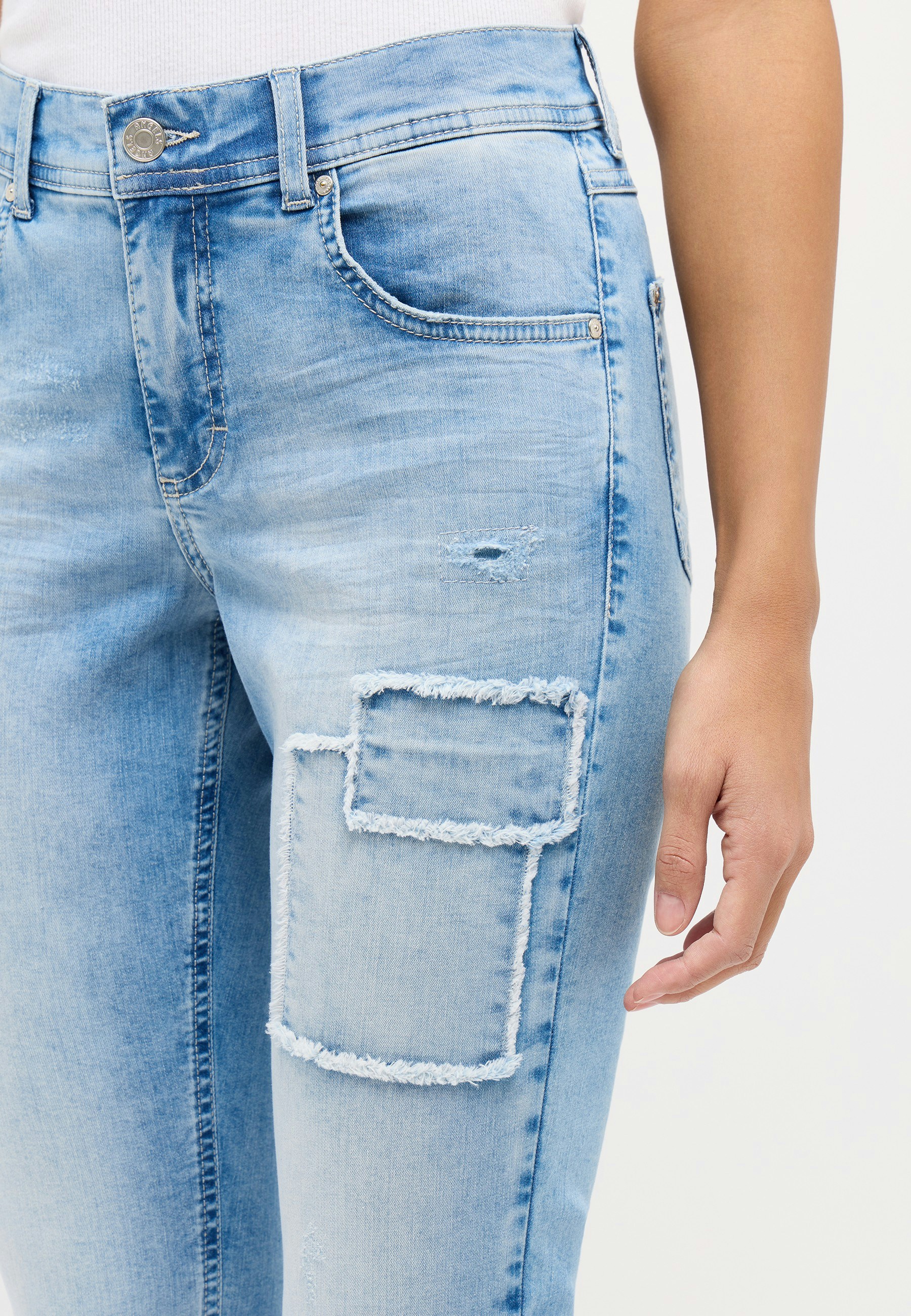 Jeans Ornella with patches