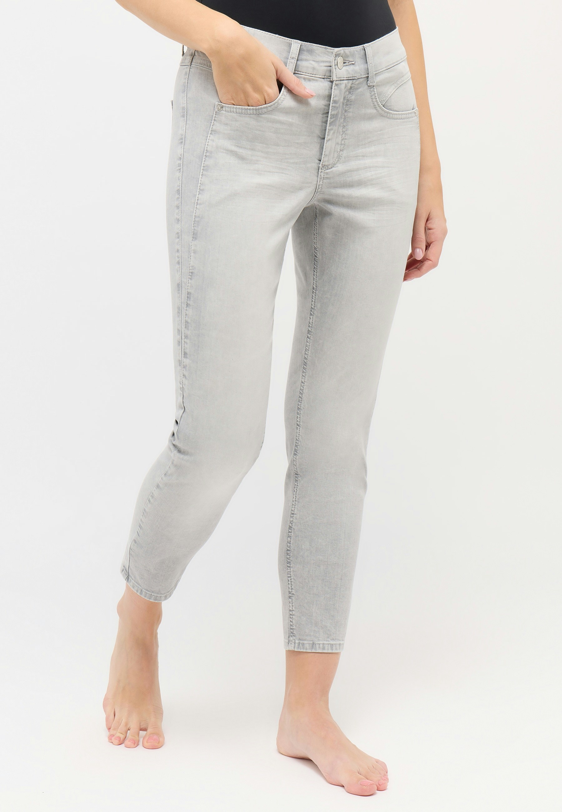Jeans Ornella Seam mit Used-Waschung