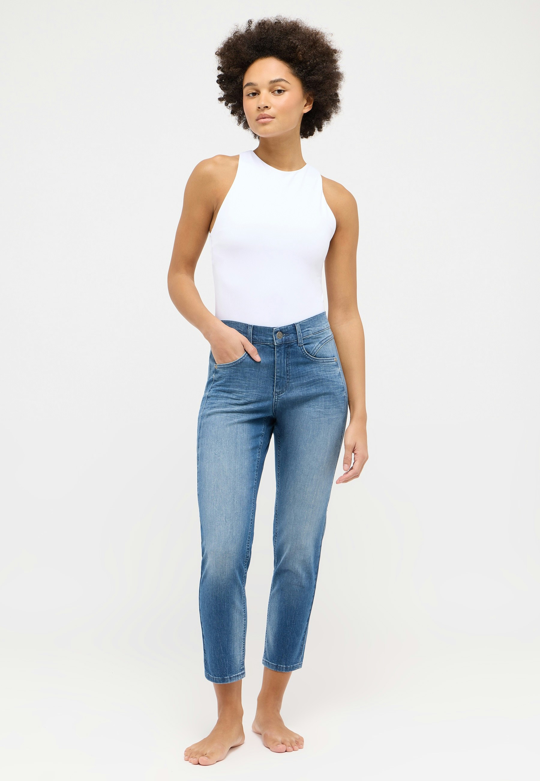 Jeans Ornella Seam with used wash