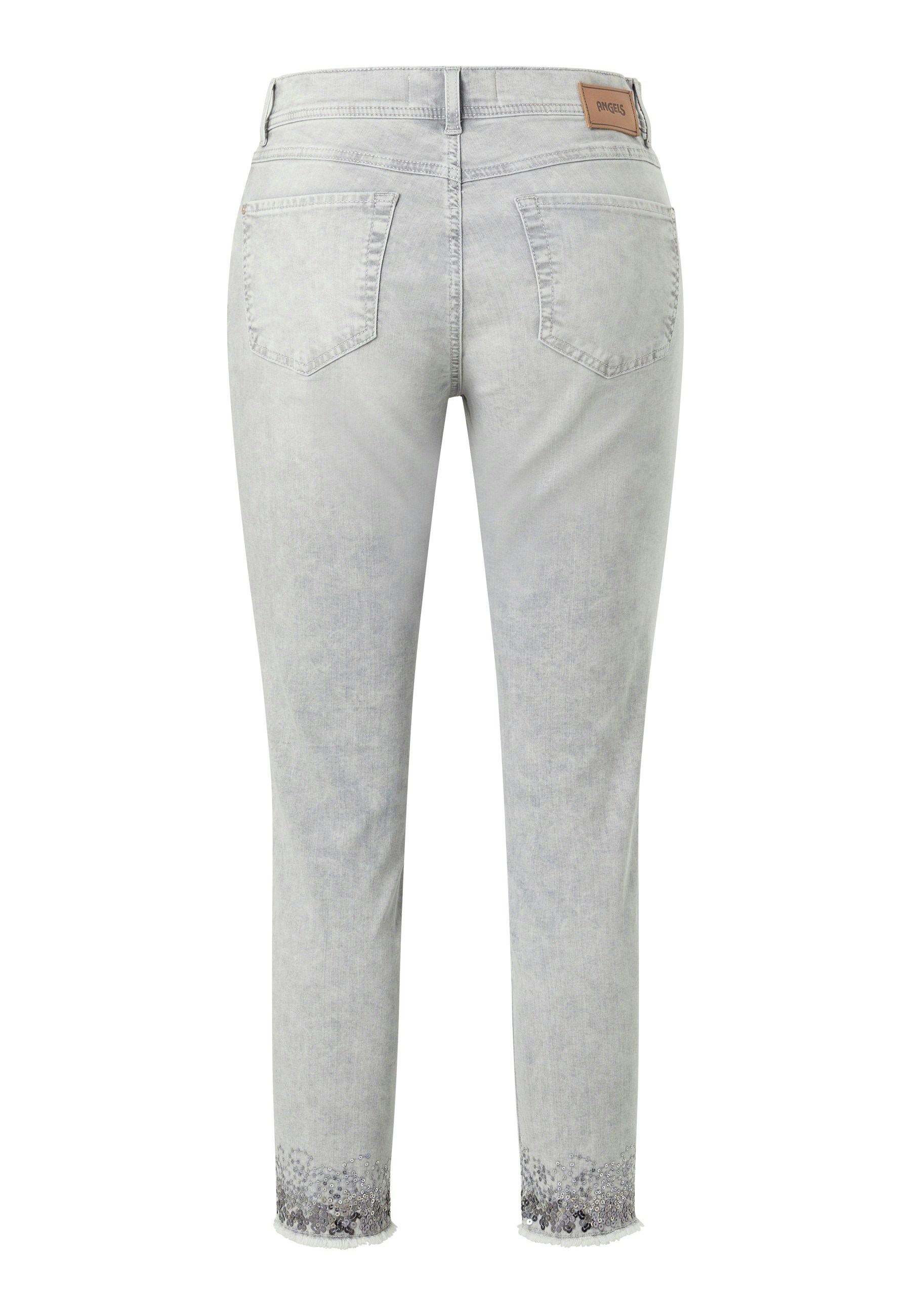 Jeans Ornella Fringe with used wash