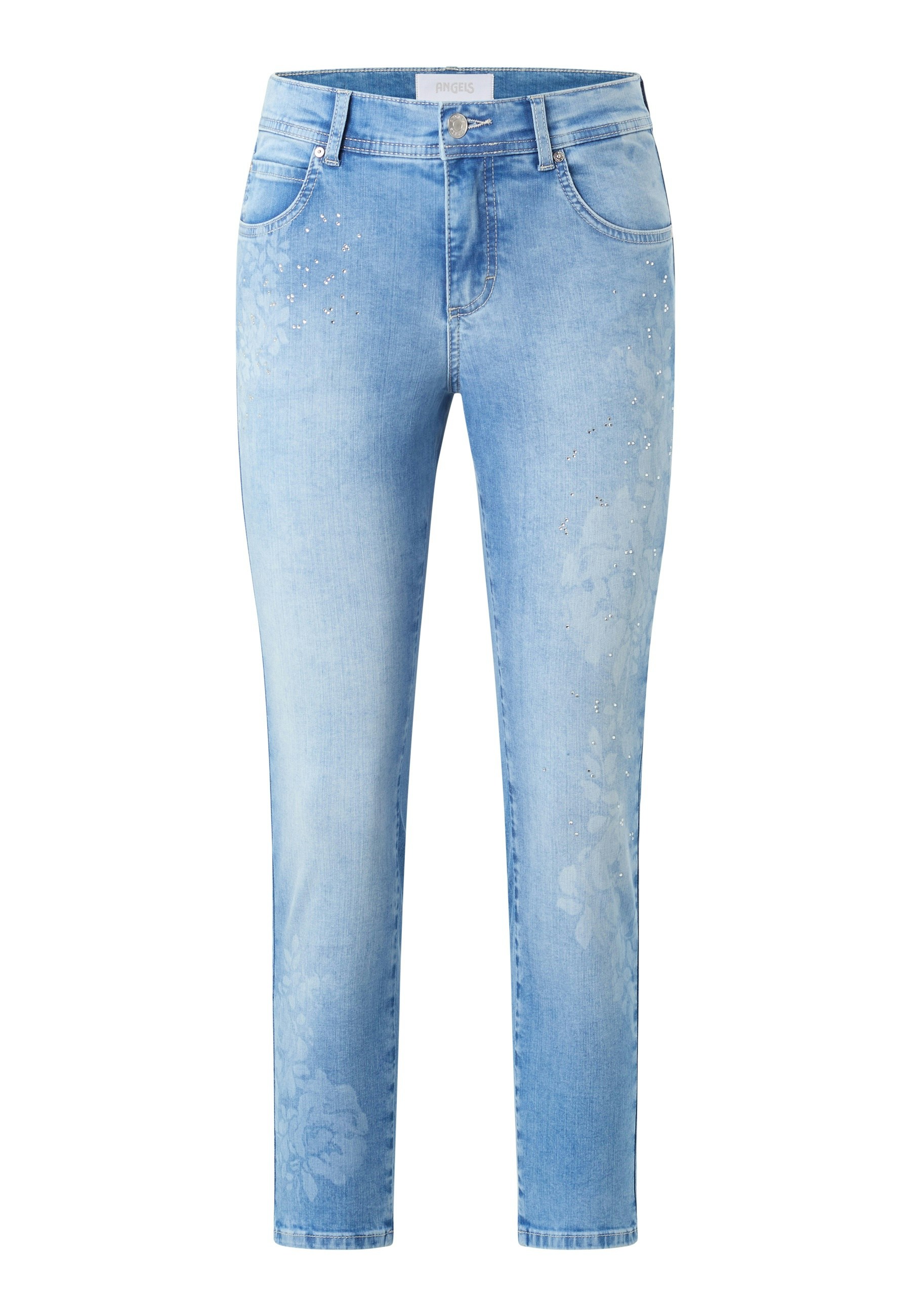 Jeans Ornella mit floralem Muster