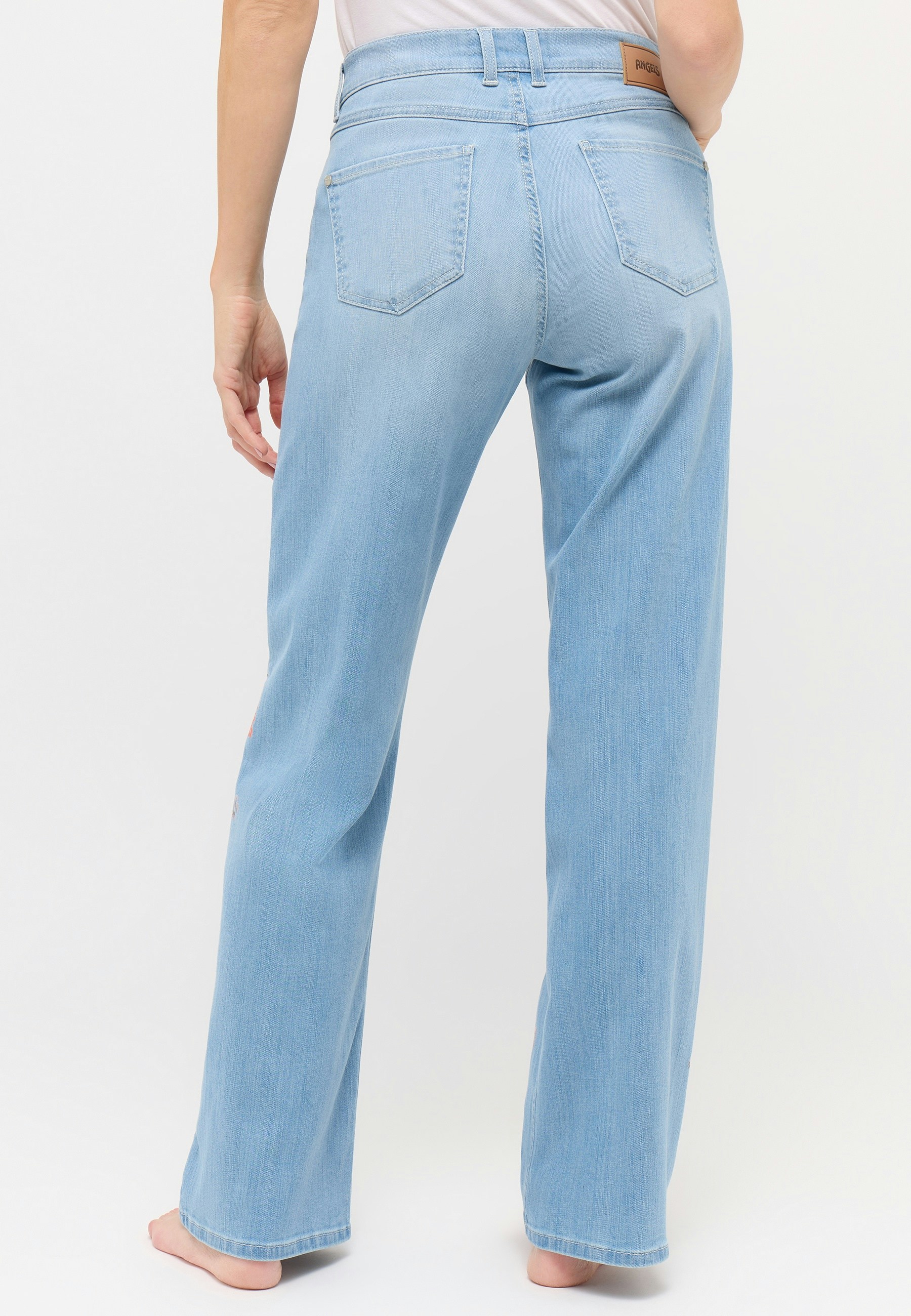 Jeans Liz with floral print