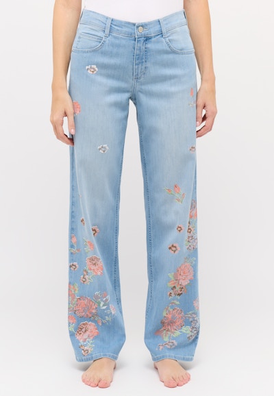 Jeans Liz mit floralem Print