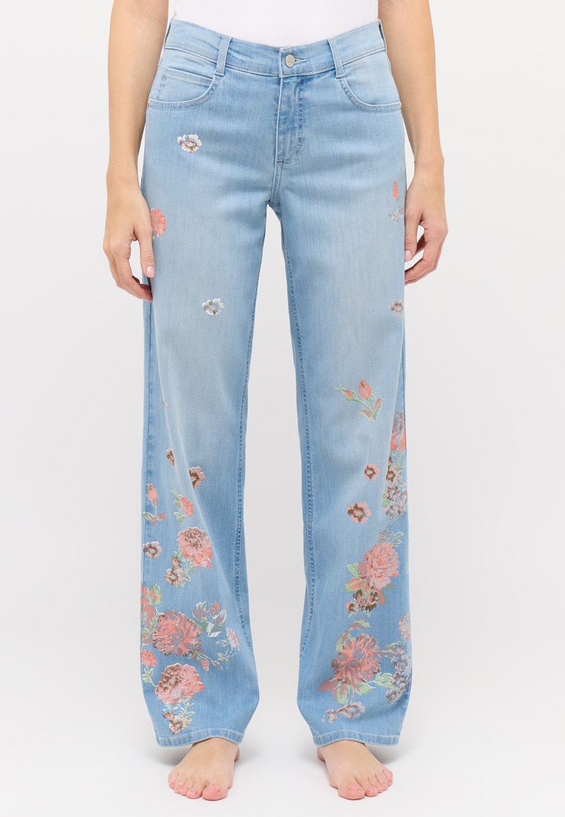 Jeans Liz with floral print
