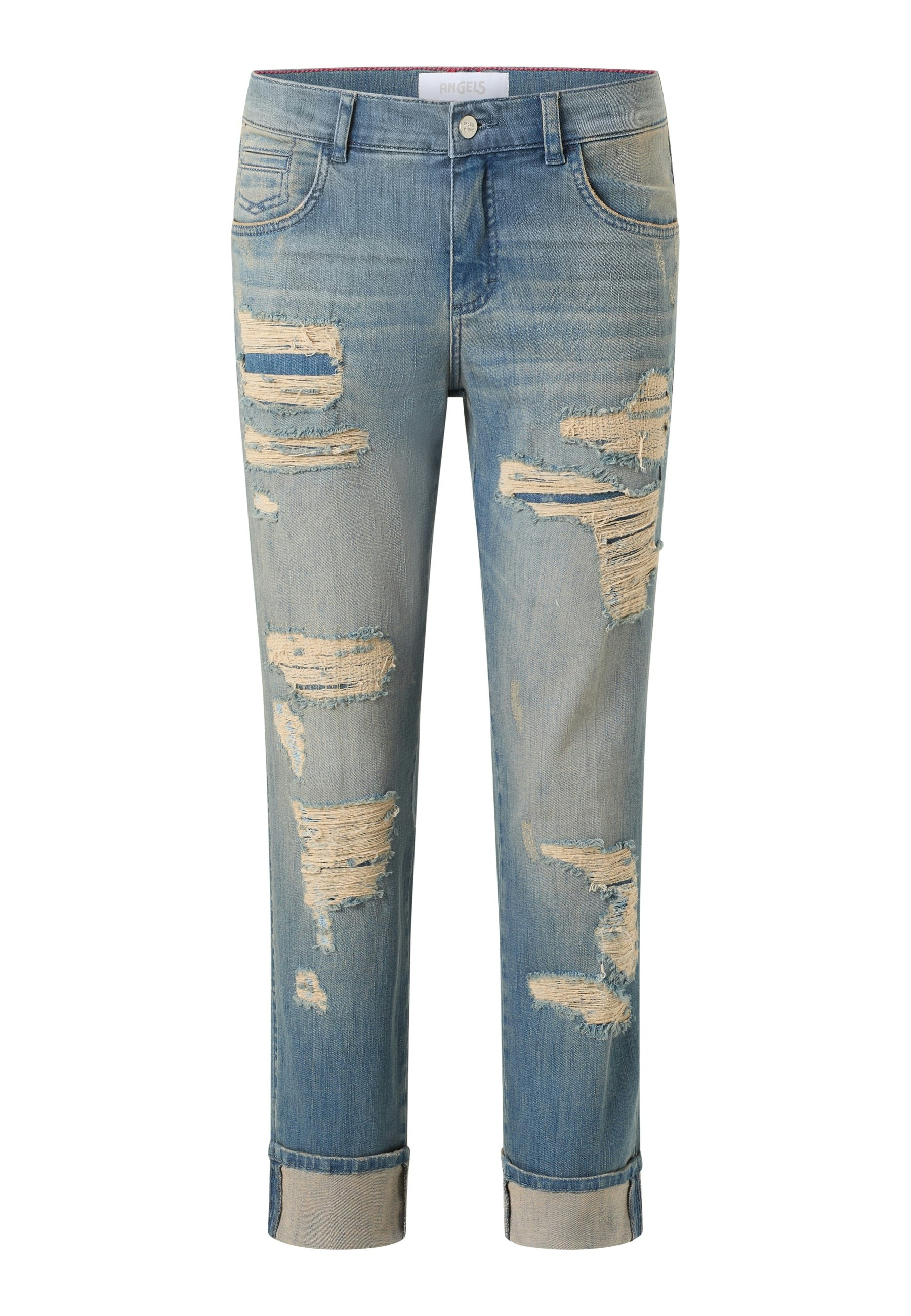 Jeans Darleen Crop TU im Destroyed-Look