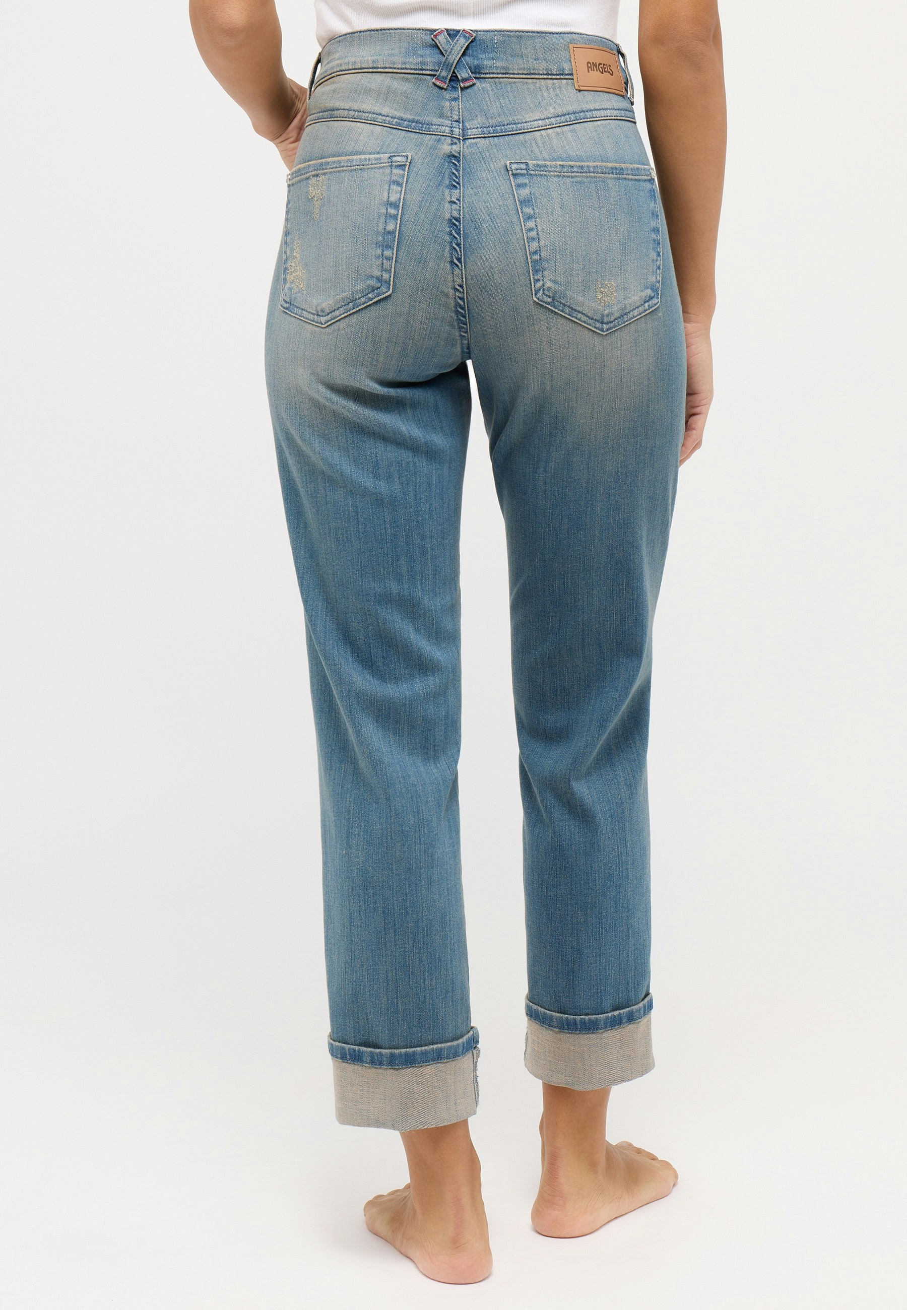 Jeans Darleen Crop TU im Destroyed-Look
