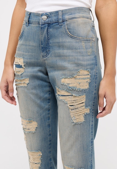 Jeans Darleen Crop TU in destroyed look