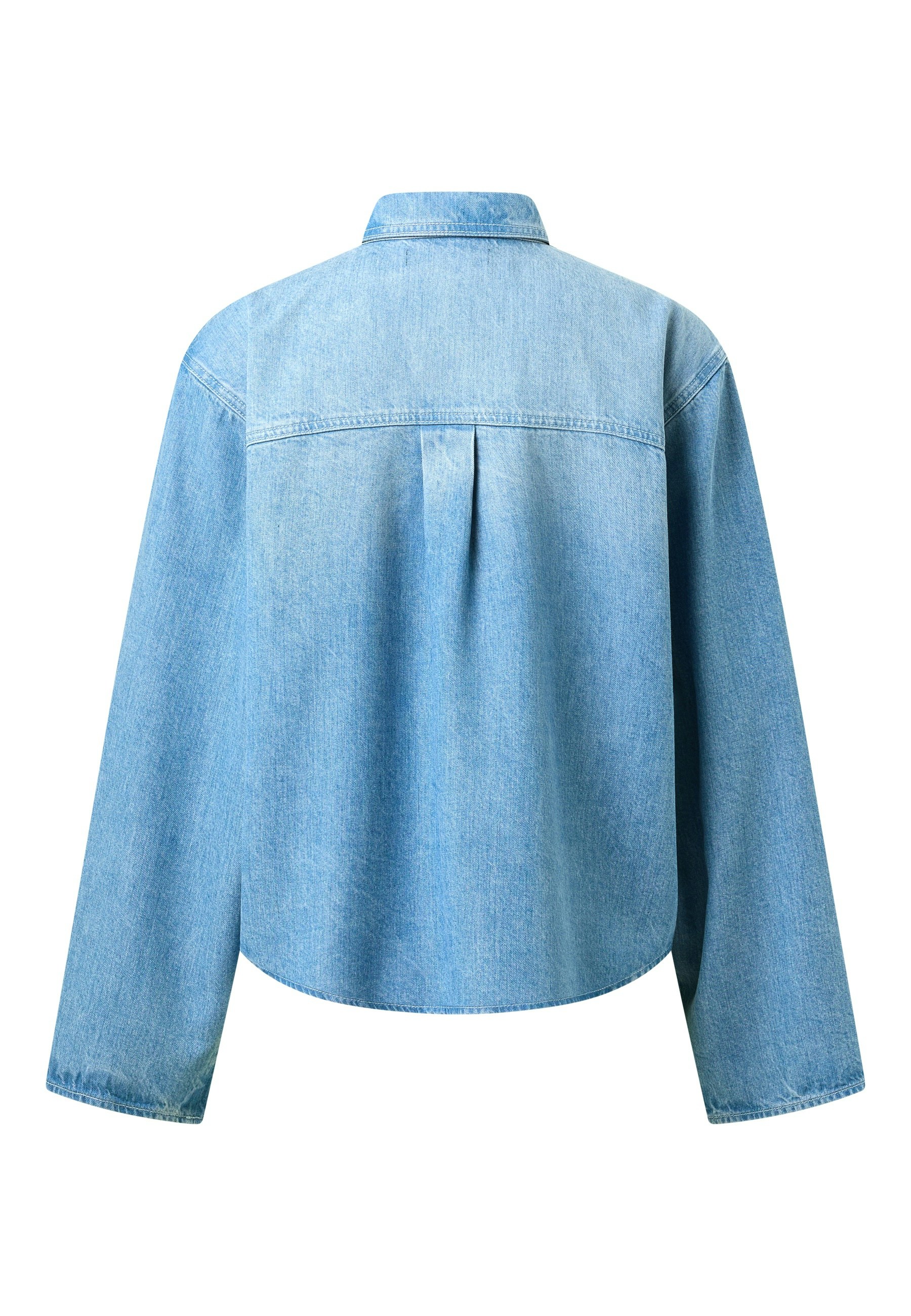 Jeans-Hemd mit Kragen