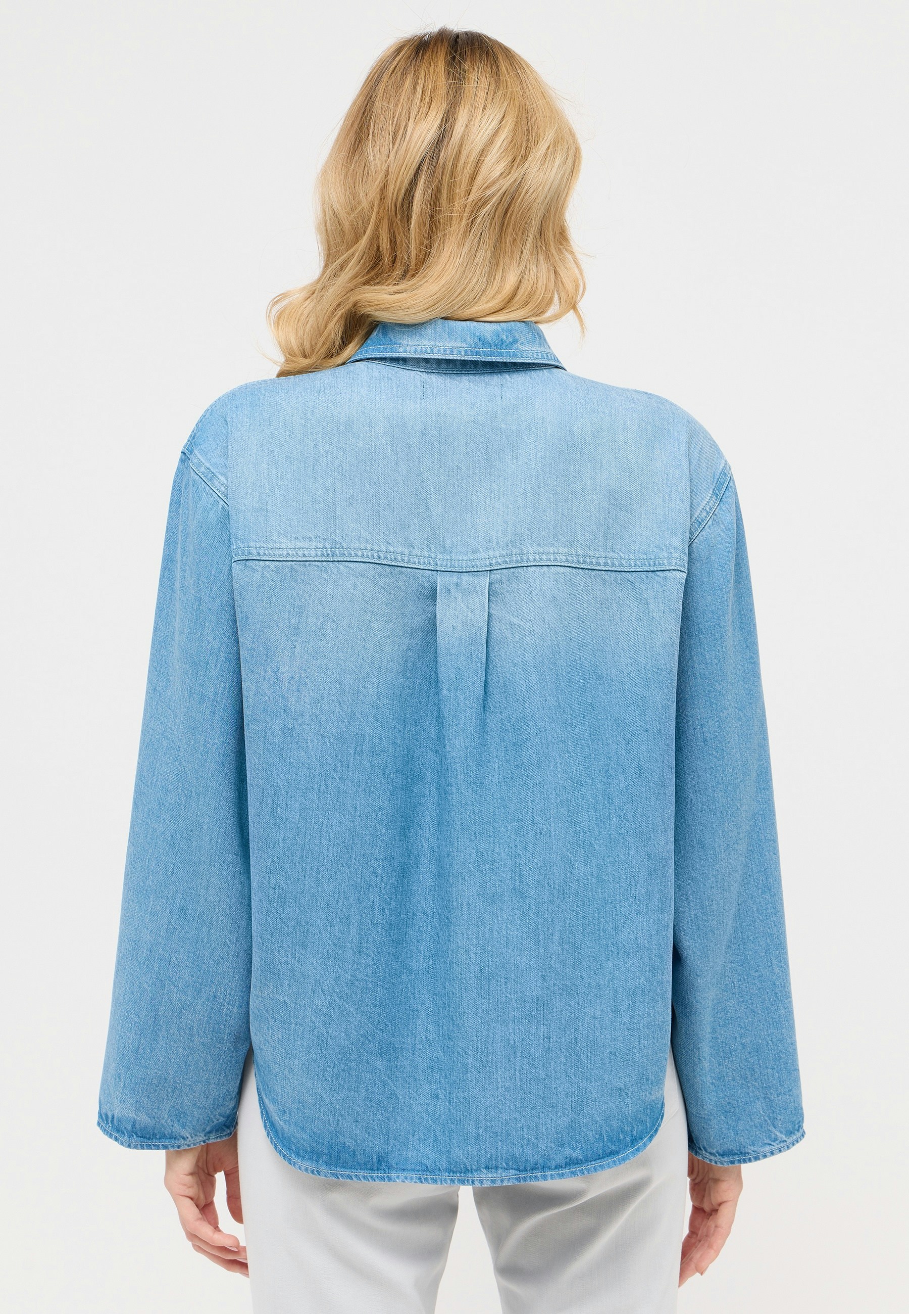 Jeans-Hemd mit Kragen