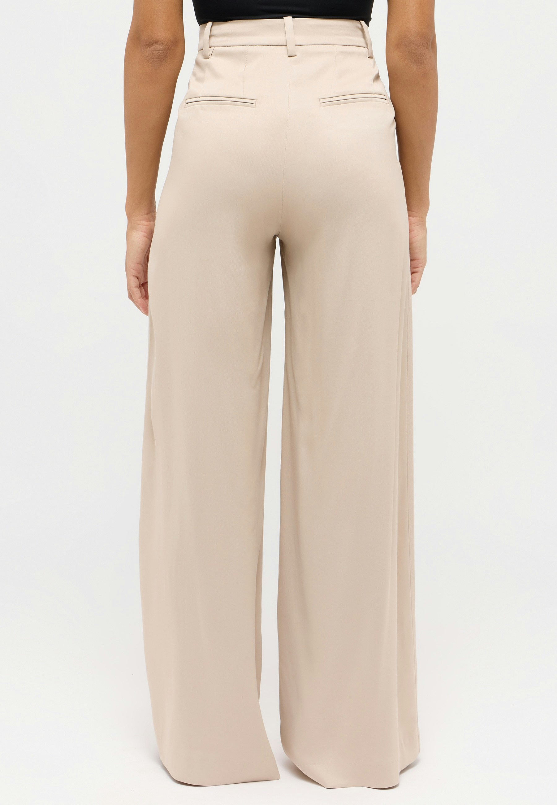 Hose Galon Palazzo mit Satin-Optik