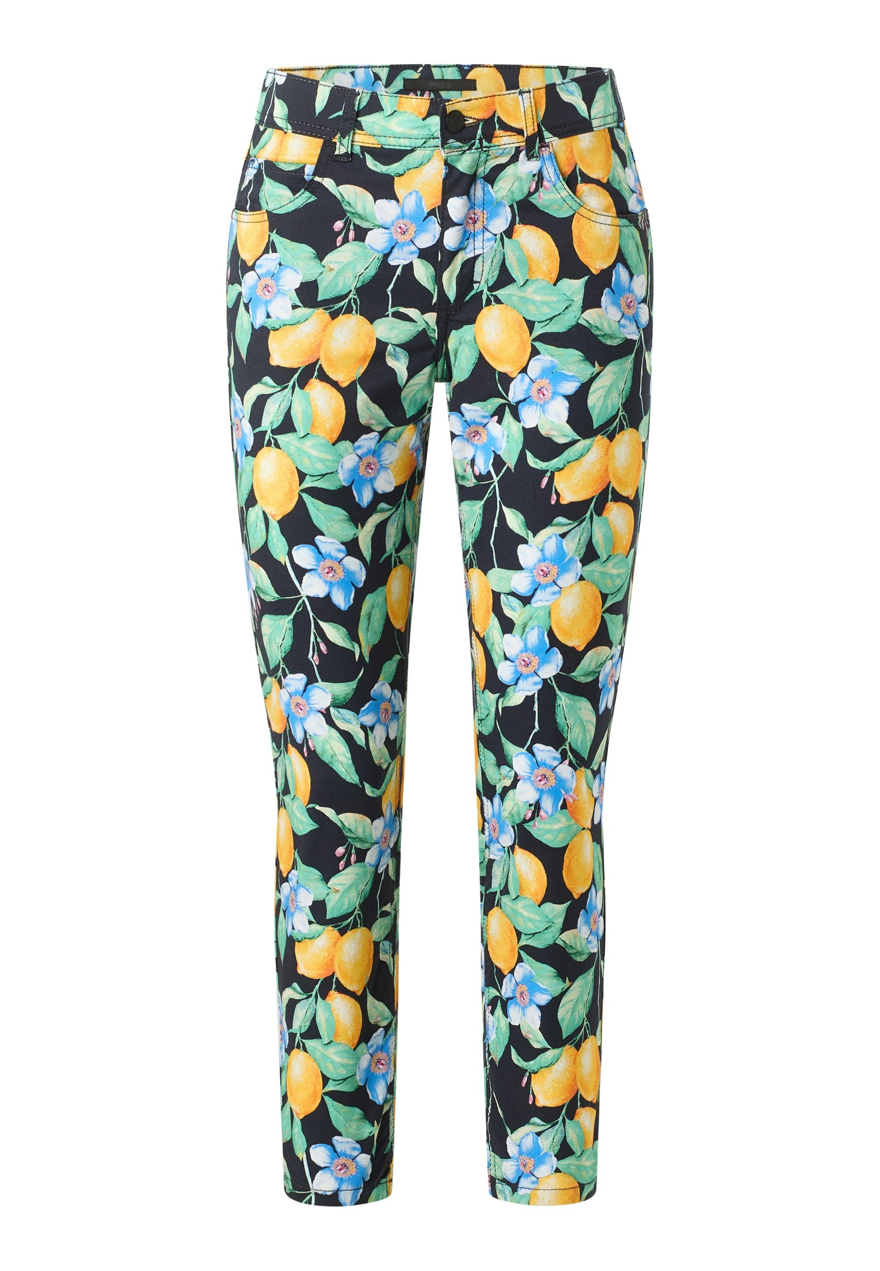 Hose Ornella mit Zitrusmuster