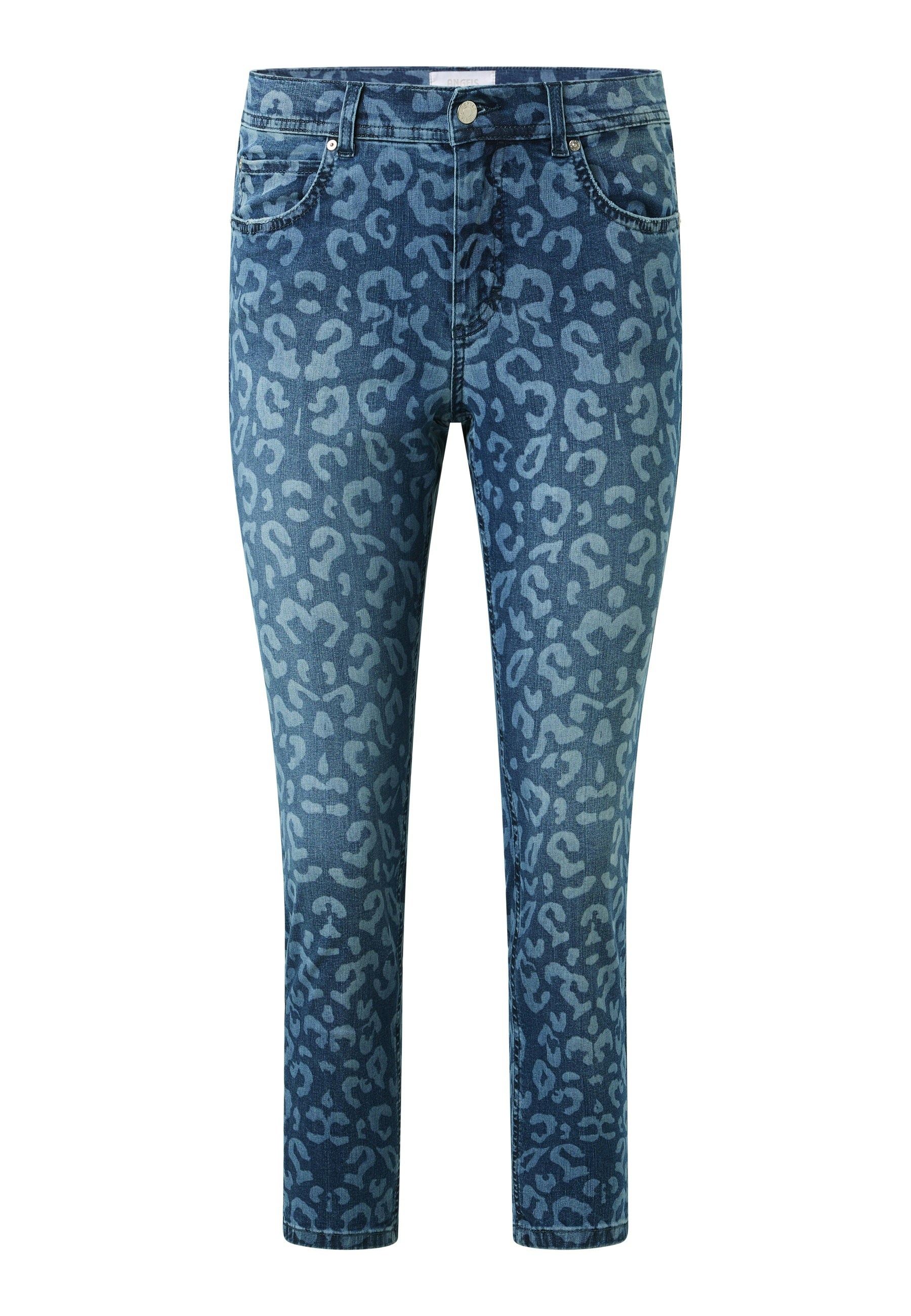 Jeans Ornella with leopard print