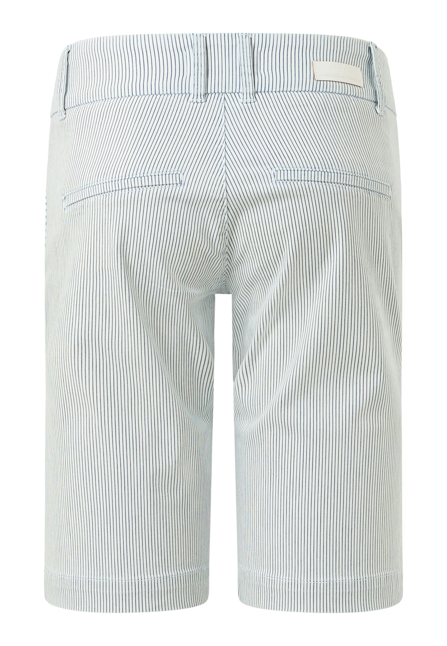 Jeans Bermuda Chic mit Streifen