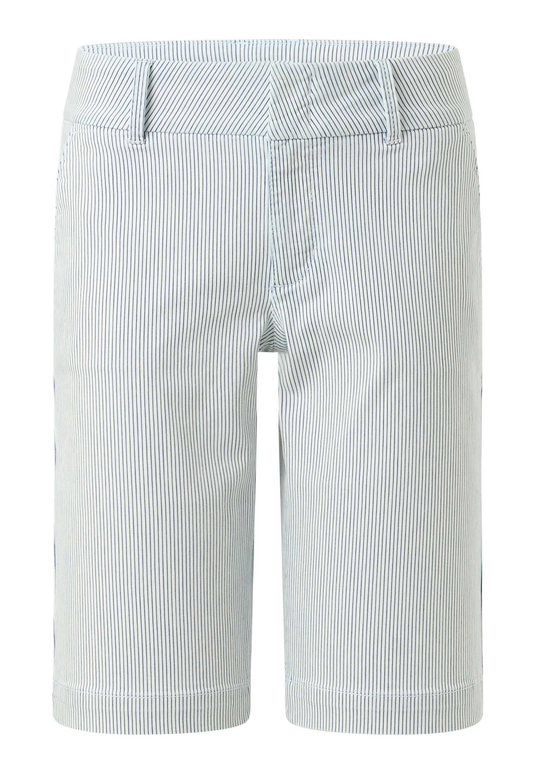 Jeans Bermuda Chic mit Streifen