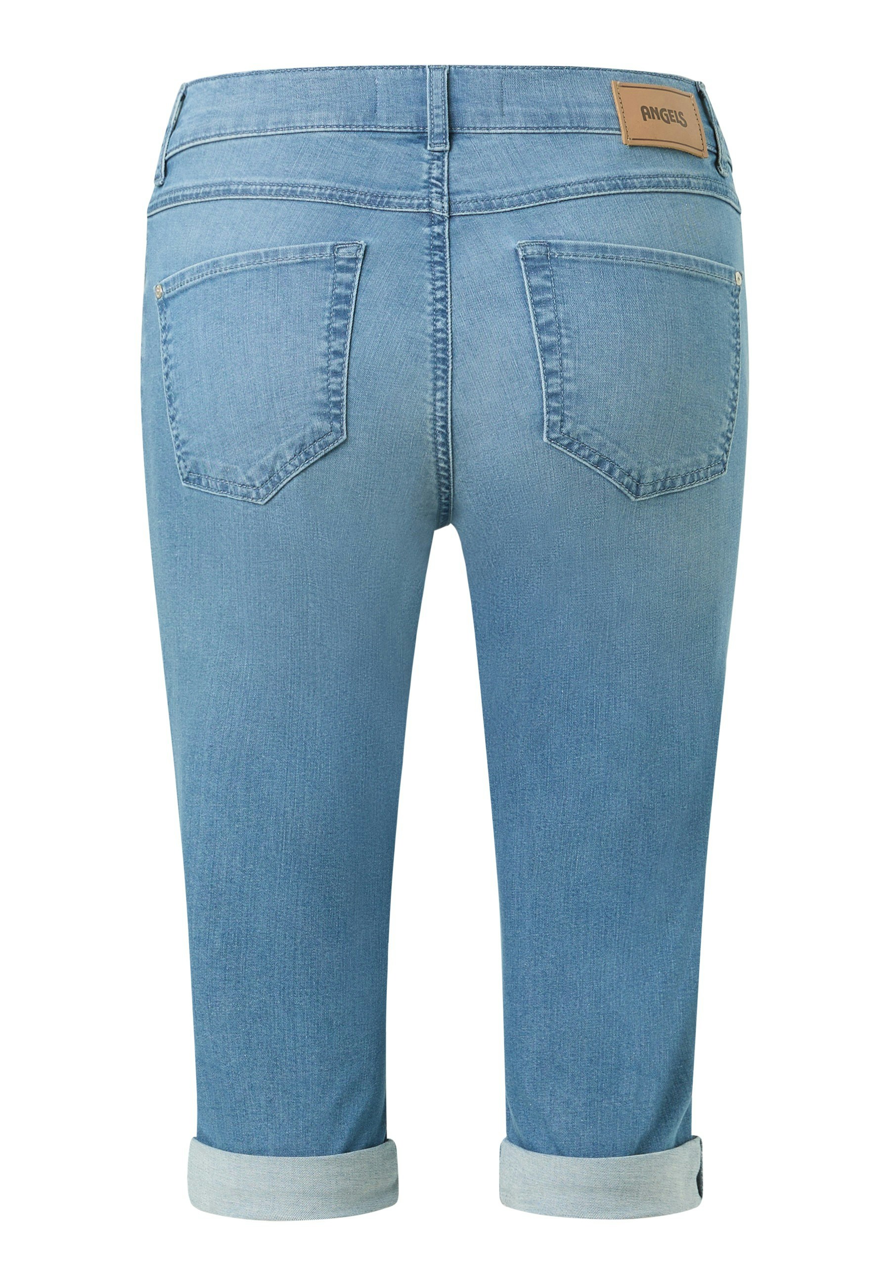 Jeans Capri TU with distressed look