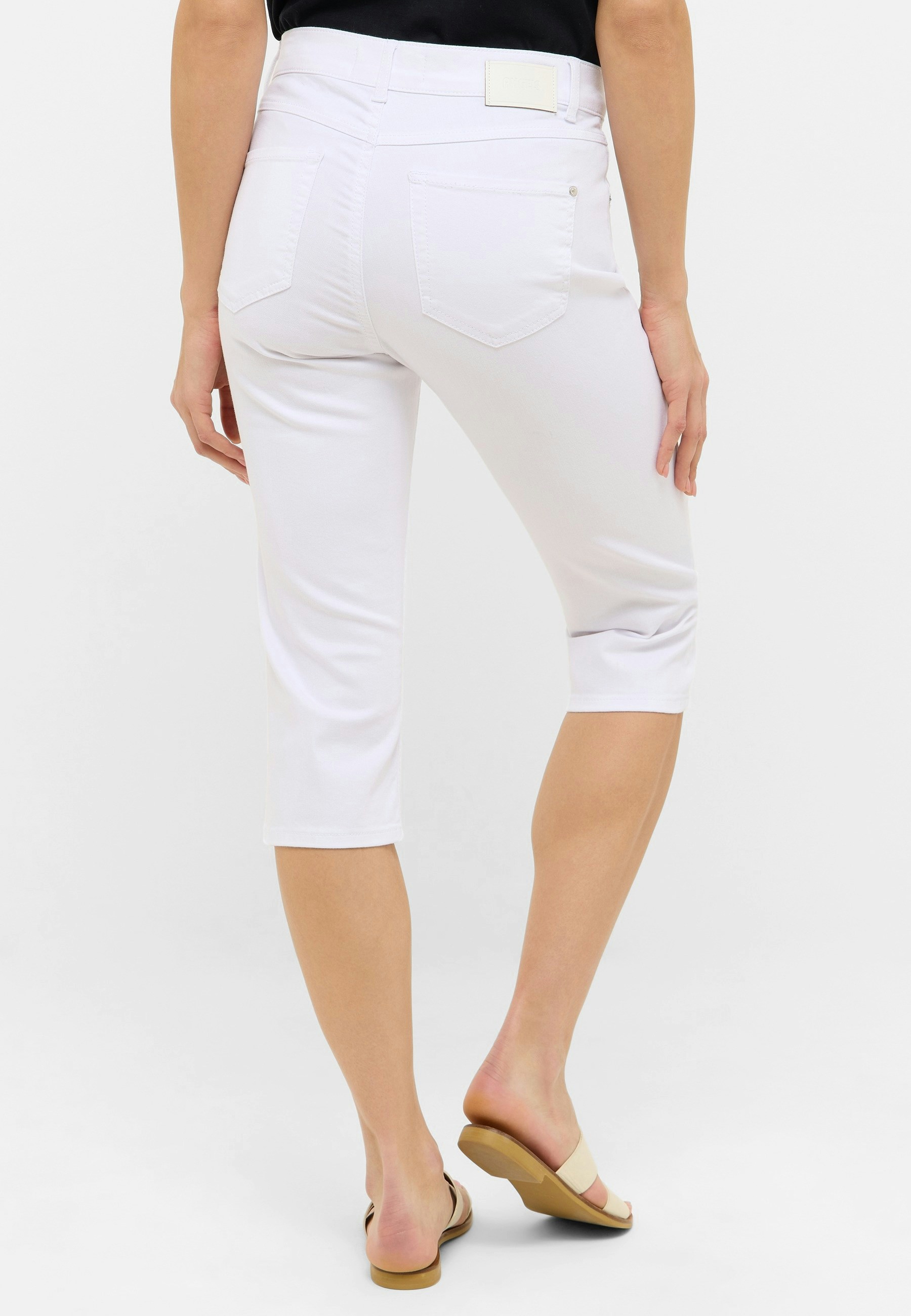 Jeans Capri TU mit Used-Look