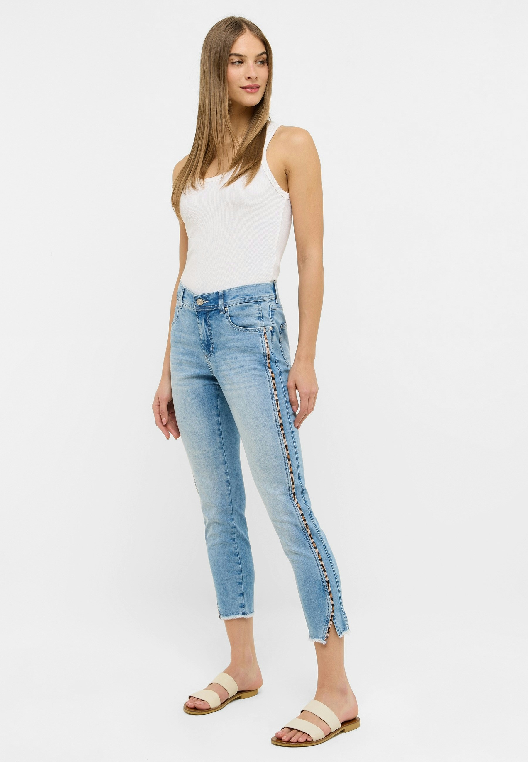 Jeans Ornella Detail Fringe Leo