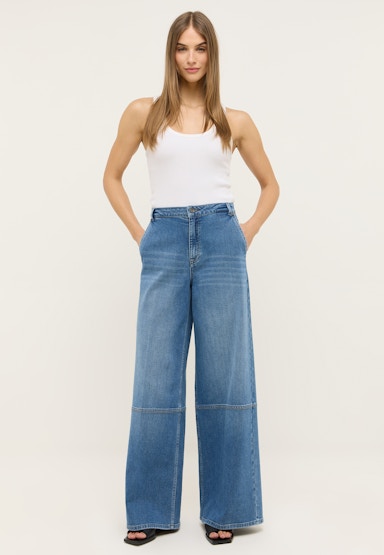 Jeans Seamed Palazzo