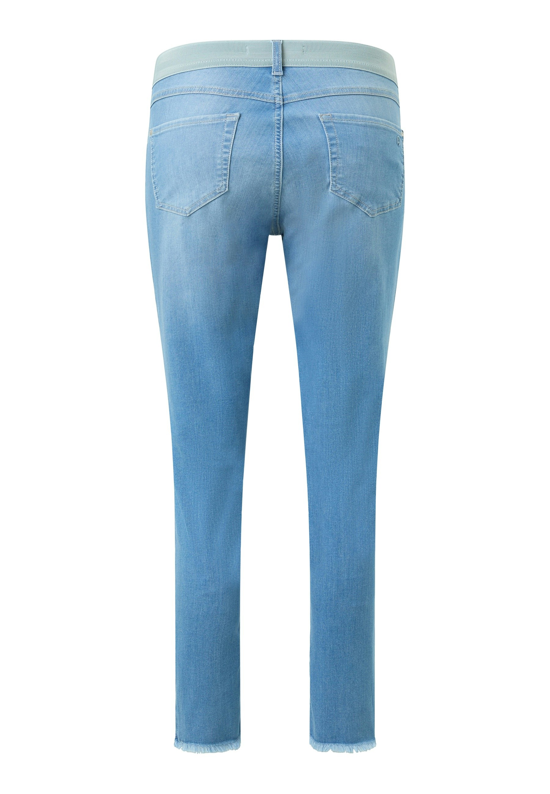 Jeans One Size Crop Fringe