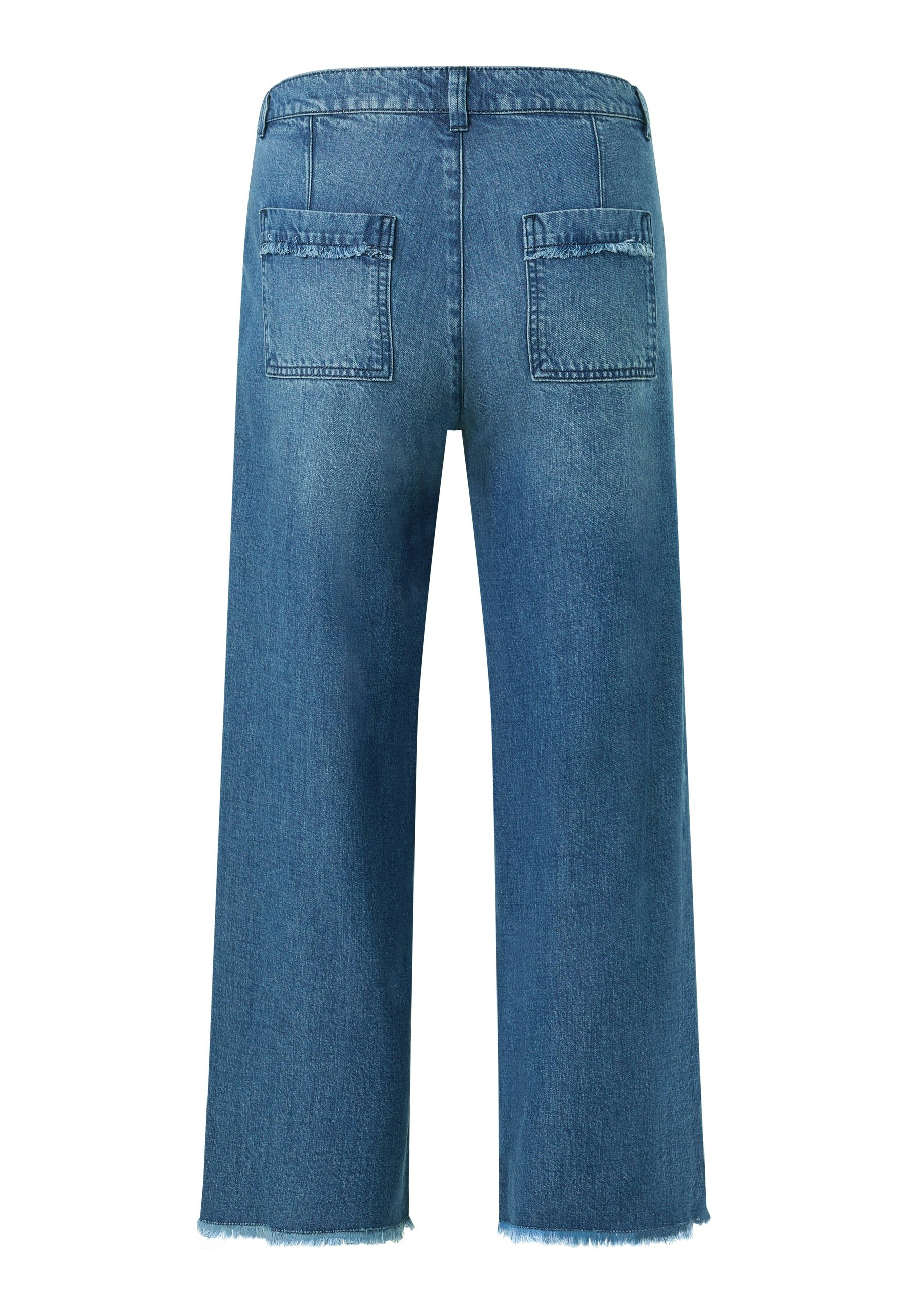 Jeans Culotte with Authentic Denim