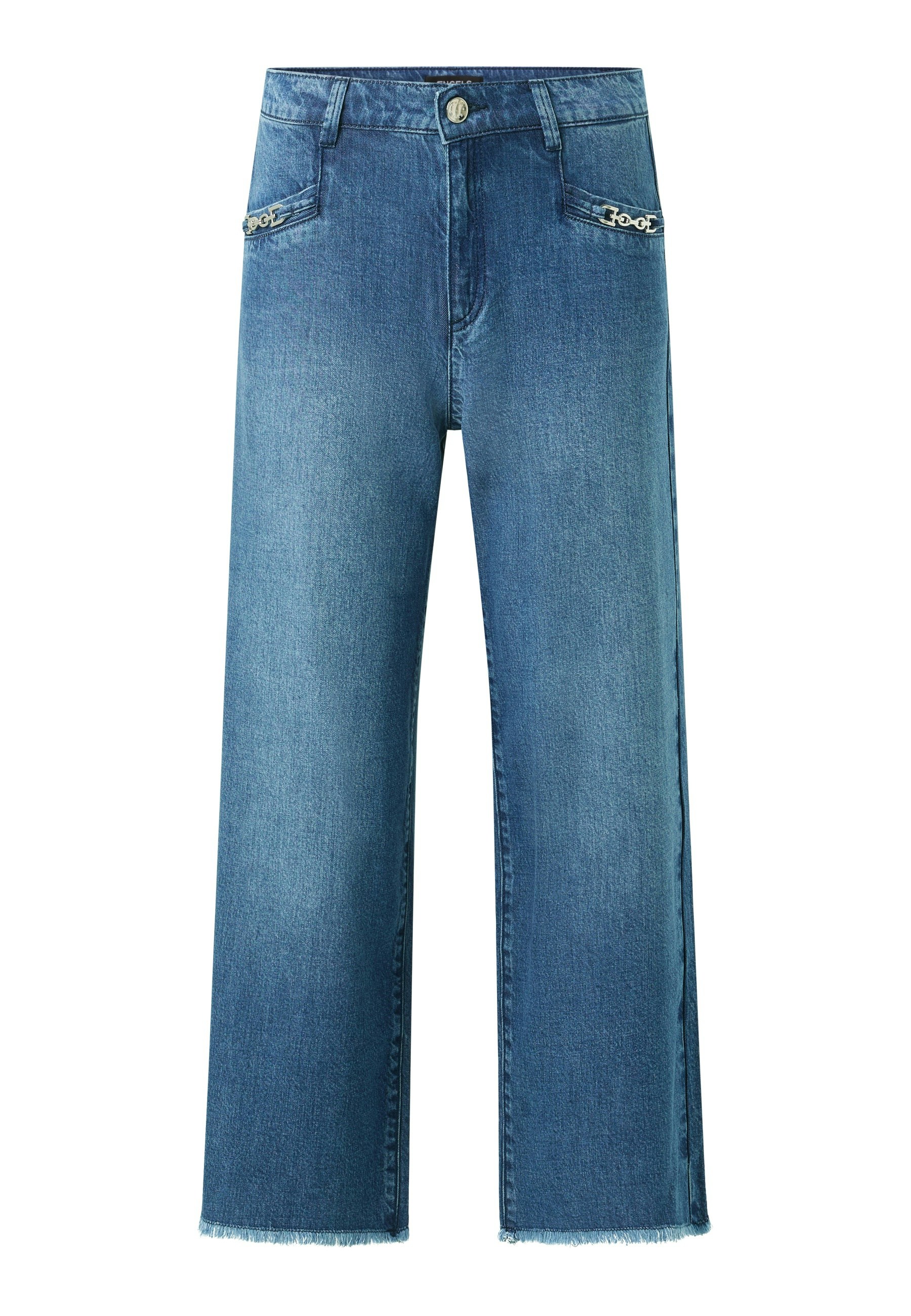 Jeans Culotte with Authentic Denim
