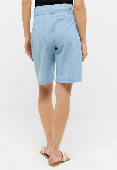 Wide Leg Short Belt Pants