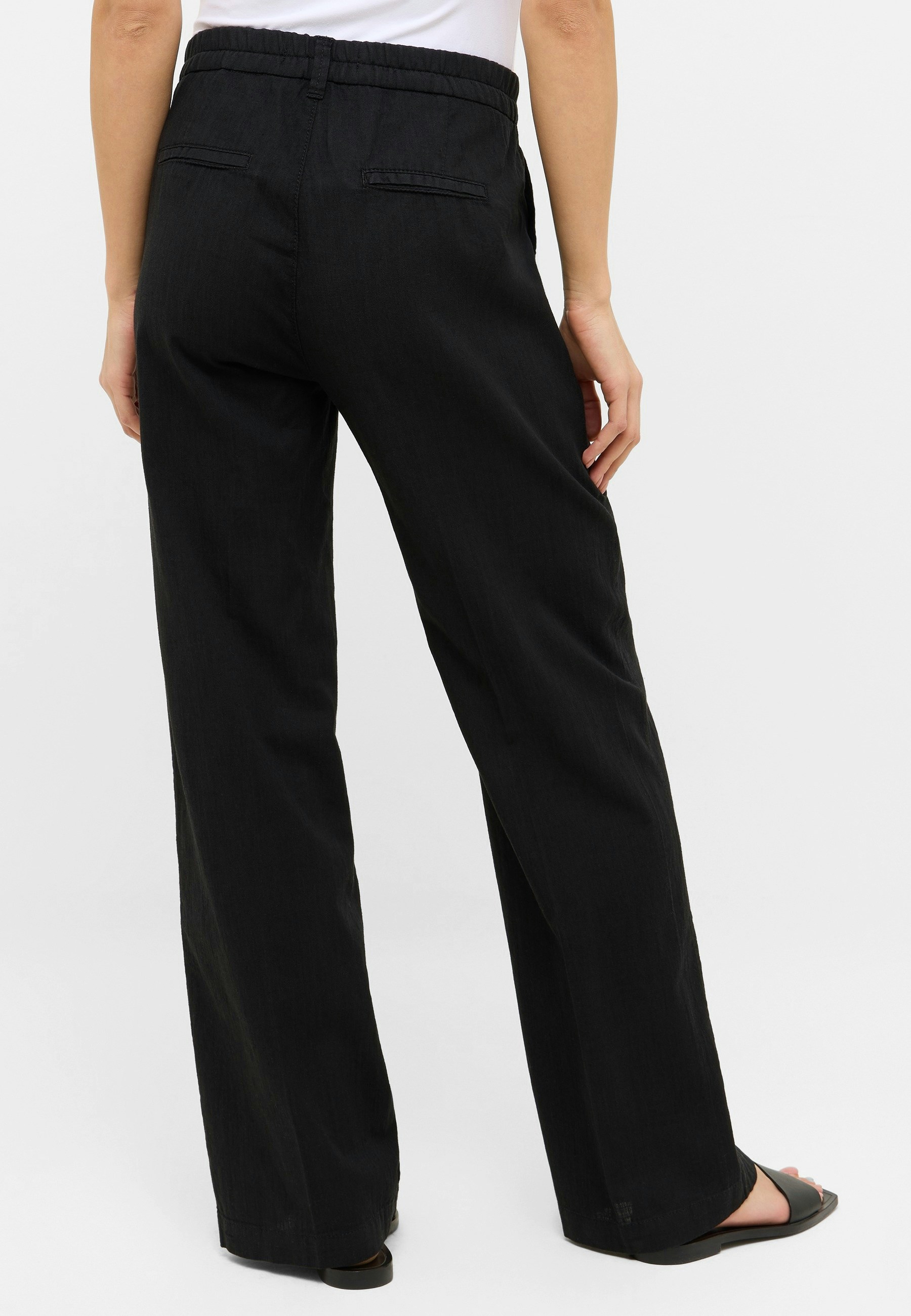 Liz Jump Pants with Linen Look