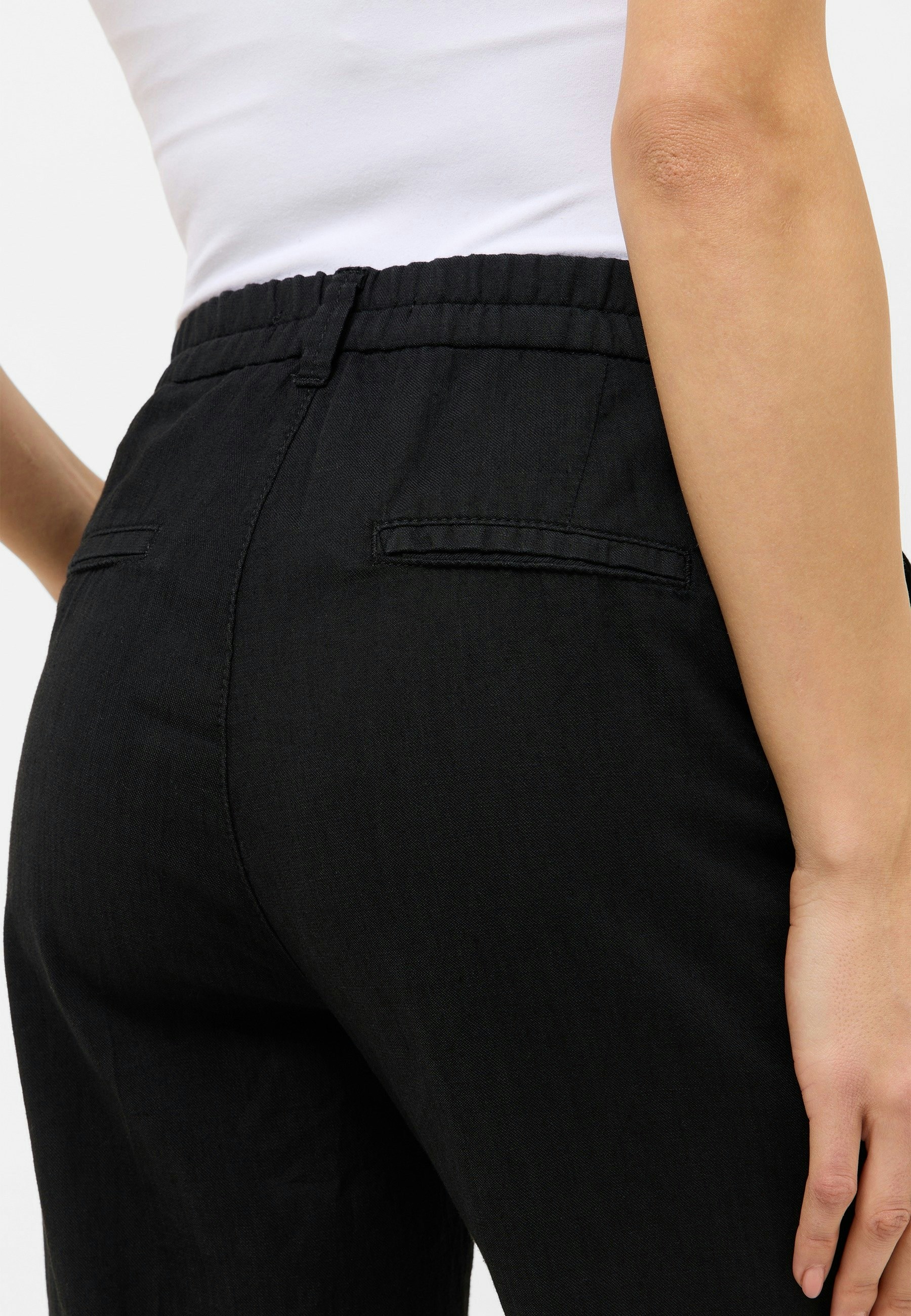 Liz Jump Pants with Linen Look