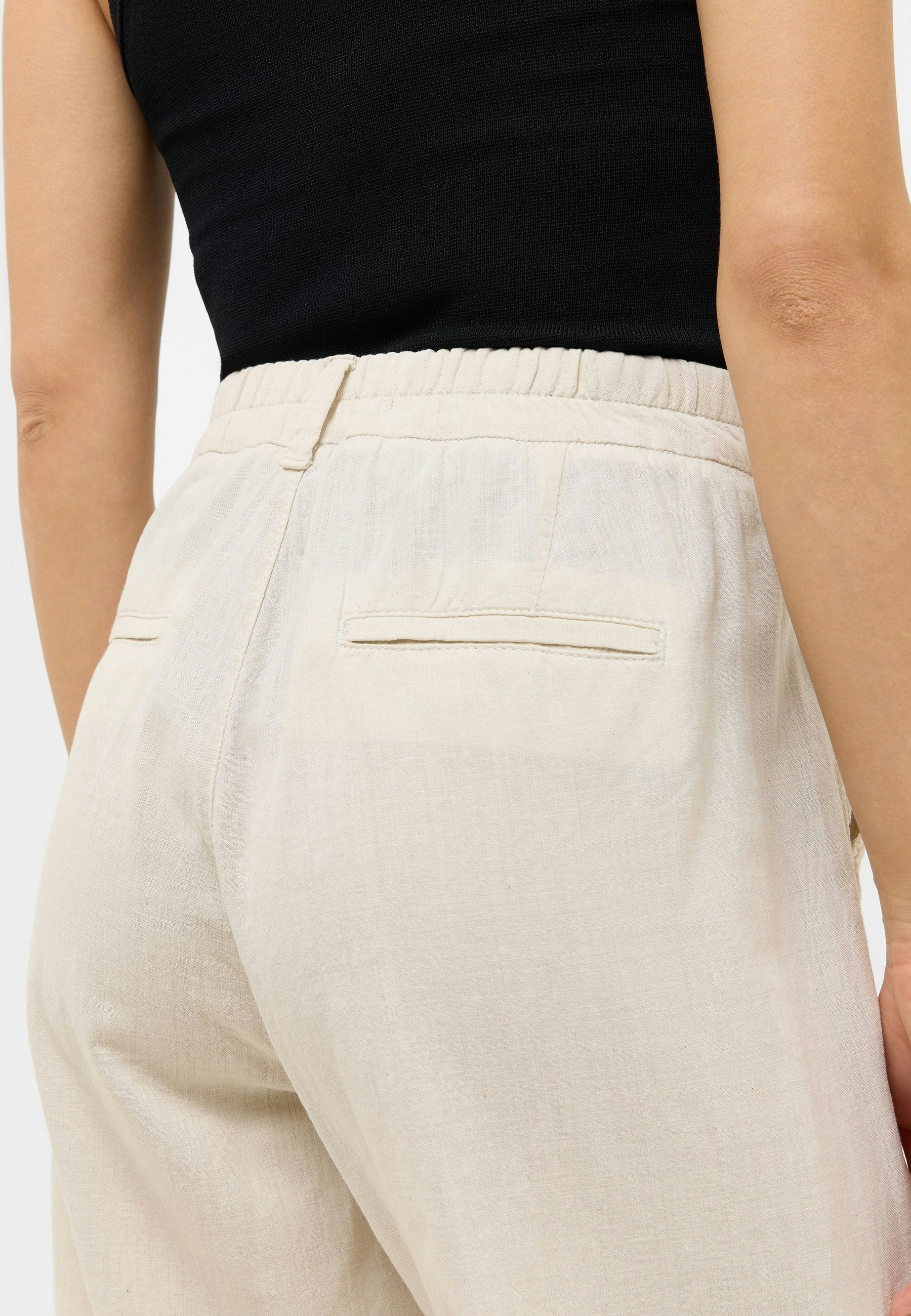 Liz Jump Pants with Linen Look