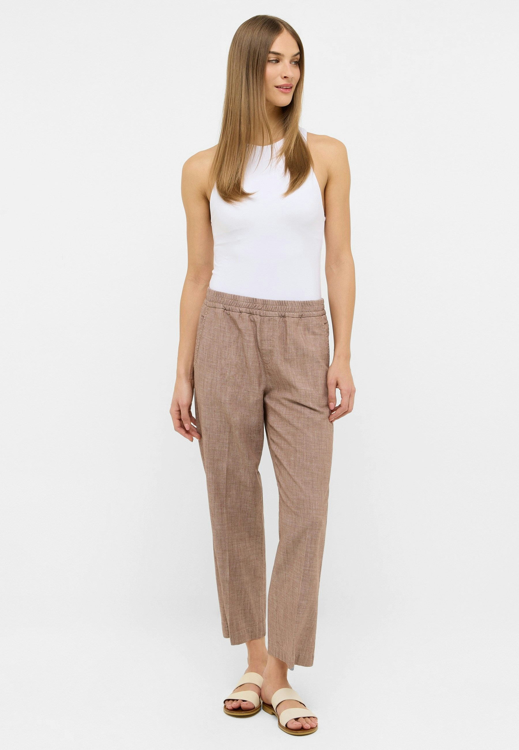 Linn Jump Pants with Linen Look