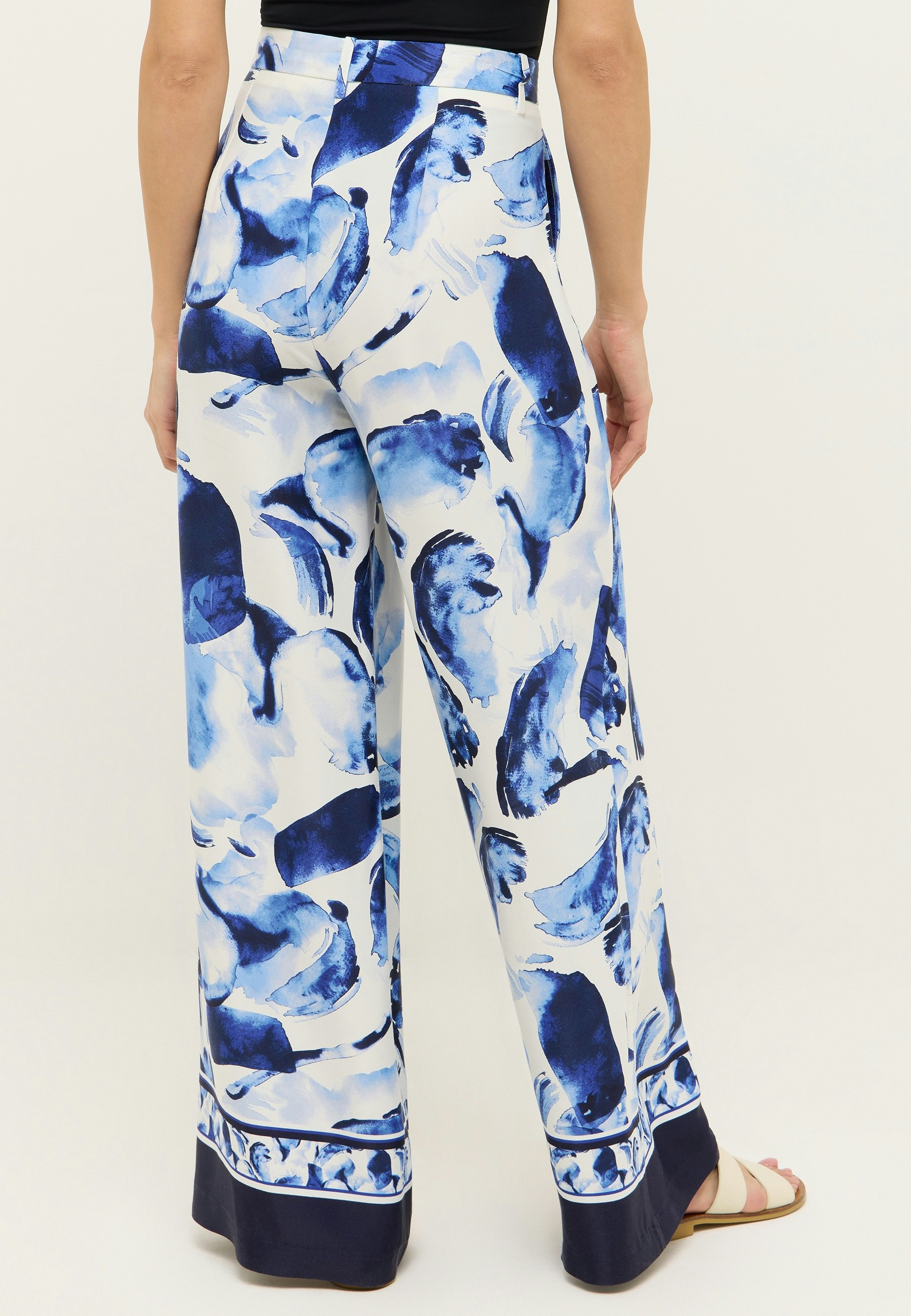 Hose Pure Palazzo mit floralem Muster