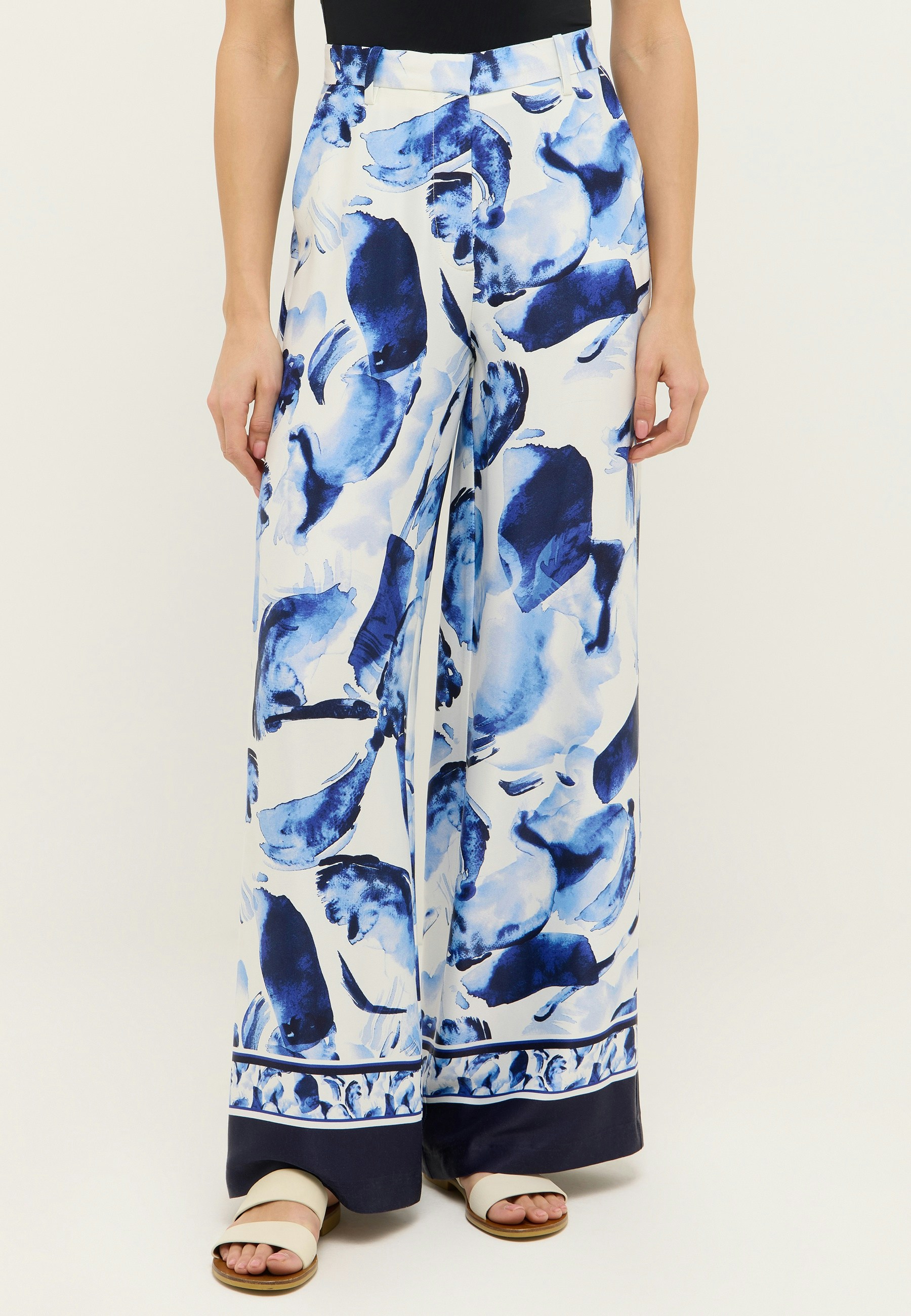 Hose Pure Palazzo mit floralem Muster