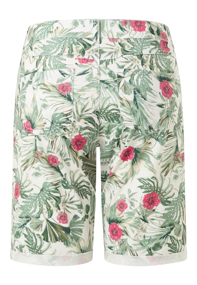 Hose Bermuda TU mit floralem Muster